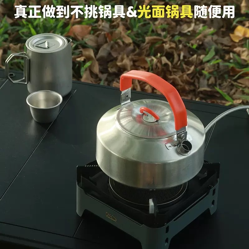 New split-type gas stove, infrared outdoor tea boiling stove, gas stove, portable camping and barbecue equipment Application Scenario
