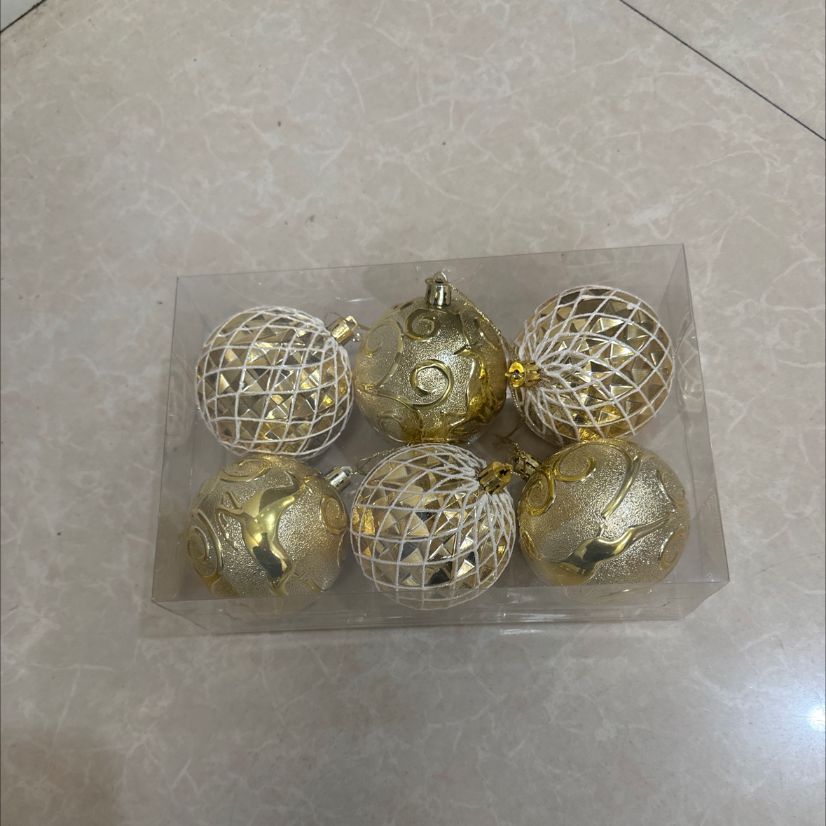 Christmas supplies: 8CM Christmas hanging balls details Picture