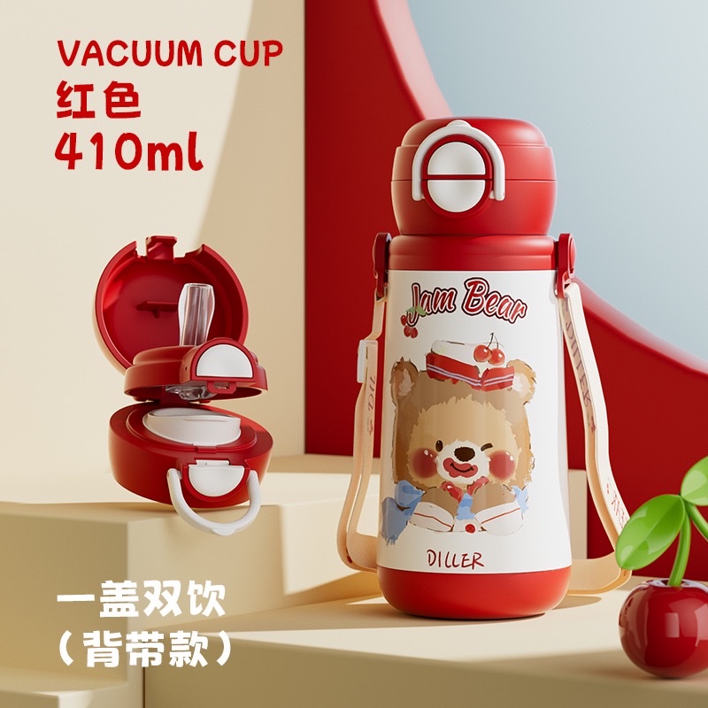 Dilebel children's insulated cup, 316 stainless steel straw cup for girls, water cup for children and students, special water bottle for school Application Scenario
