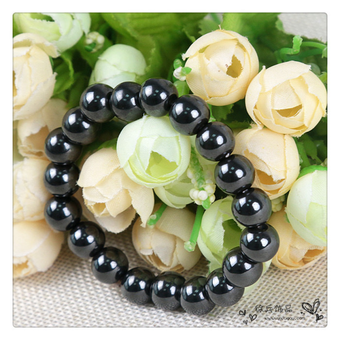 合香珠文玩手串中药手串天然材质健康养生手串饰品男女款多色可选黑胆石手链手串