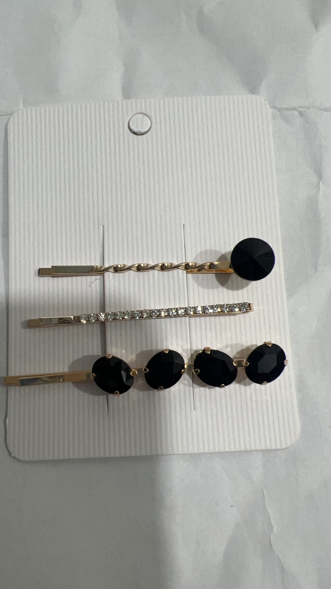 高级感爱心碎发夹子 小众灰色气质侧边一字刘海夹2024新款头饰品头饰发夹套装详情图3