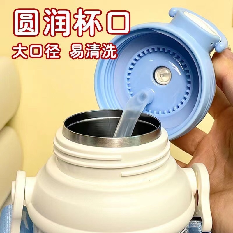 保温杯水杯杯子
IP史努比儿童双饮保温杯✨
货号：XDFSS5033
容量：500ML
材质：内316 外304
装箱:详情图8