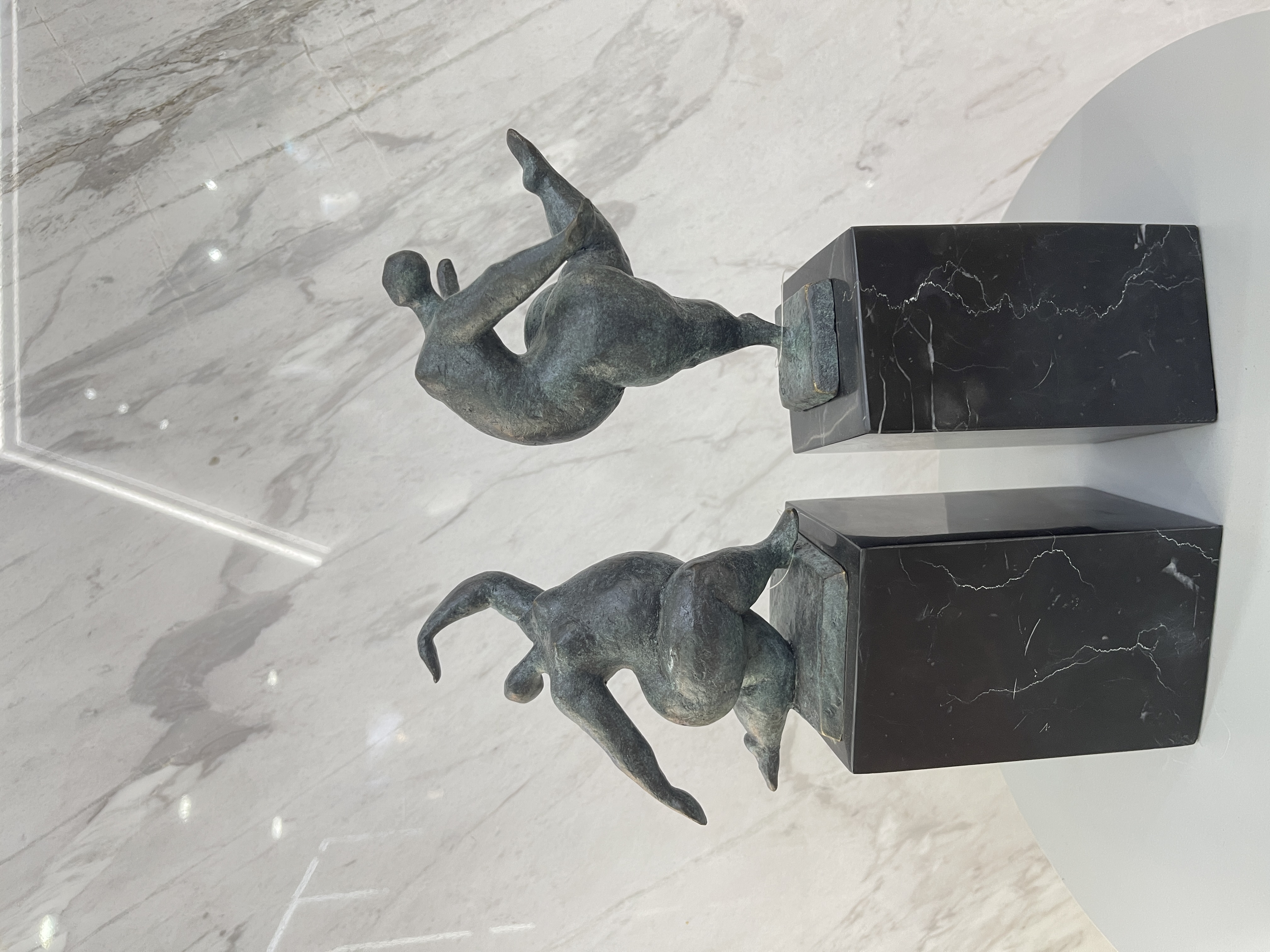 Copper ornaments, brass handicrafts, abstract dancing, fat woman ornaments, artistic abstract figurines, handicrafts Item Picture