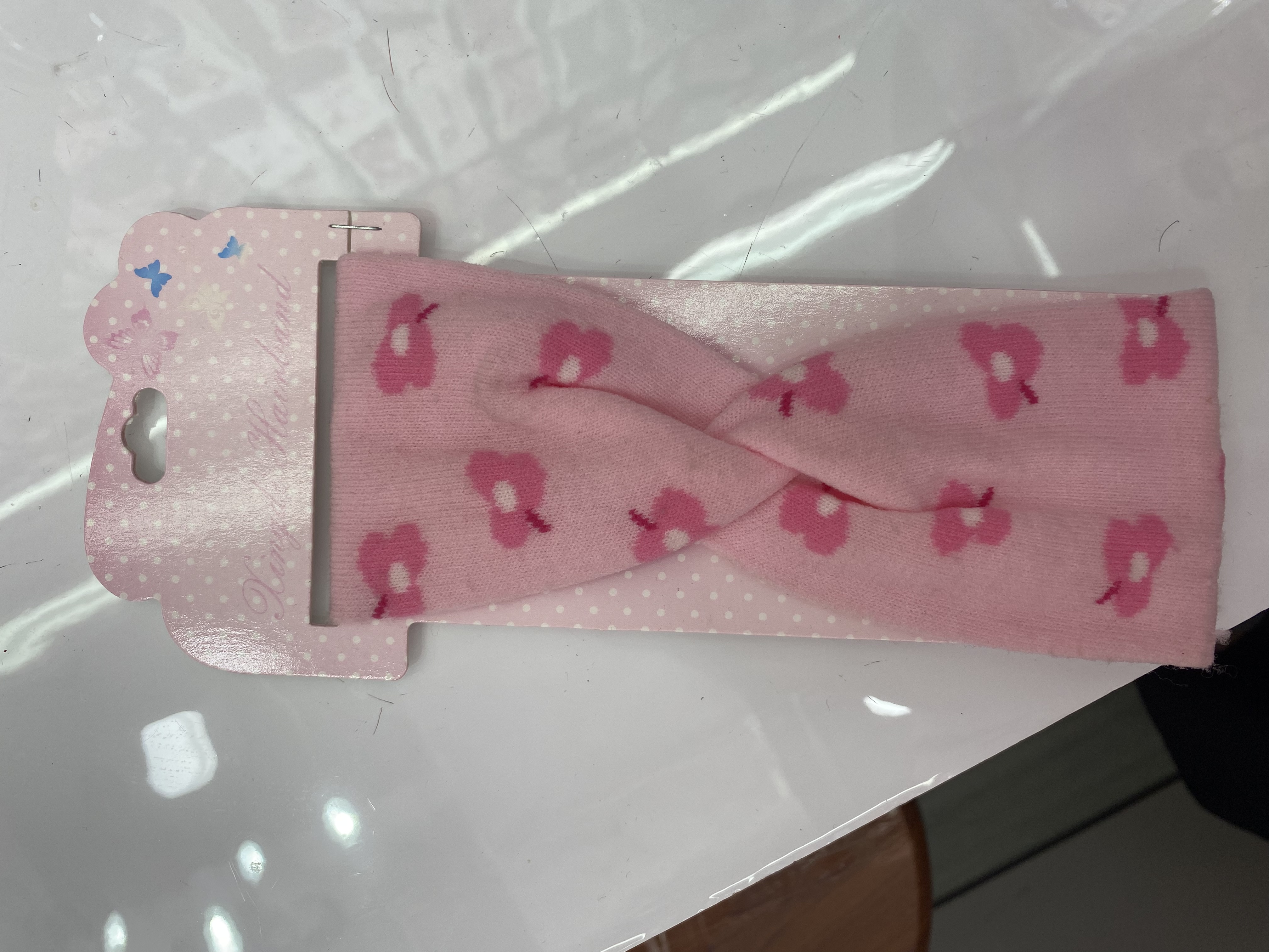 运动针织交叉条纹发带跑步健身头带弹力发带舒适透气男女款