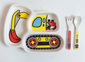 挖掘机工程车三件套