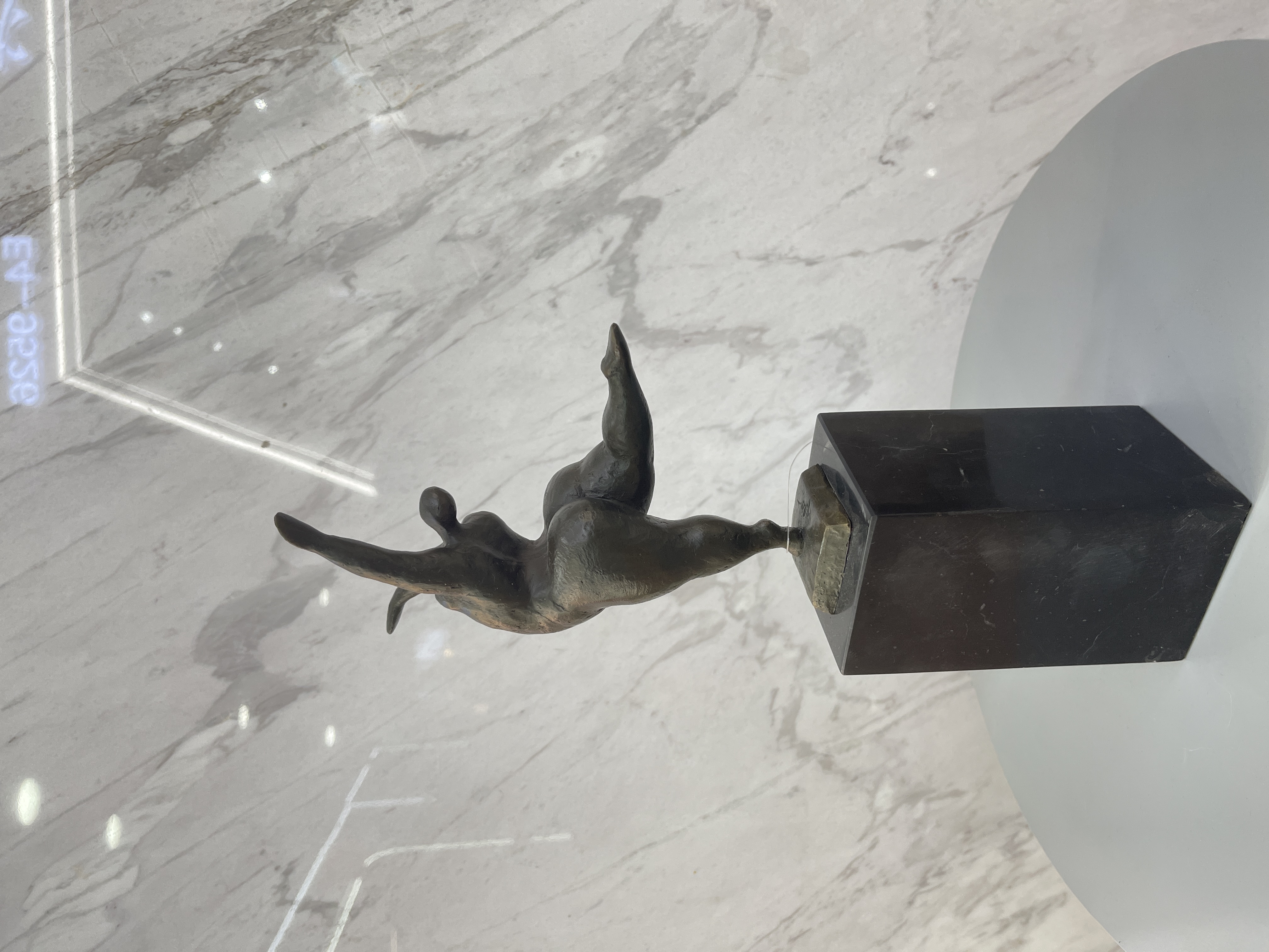 Brass craft ornaments, copper ornaments, abstract fat woman dancing ornaments, craft details Picture