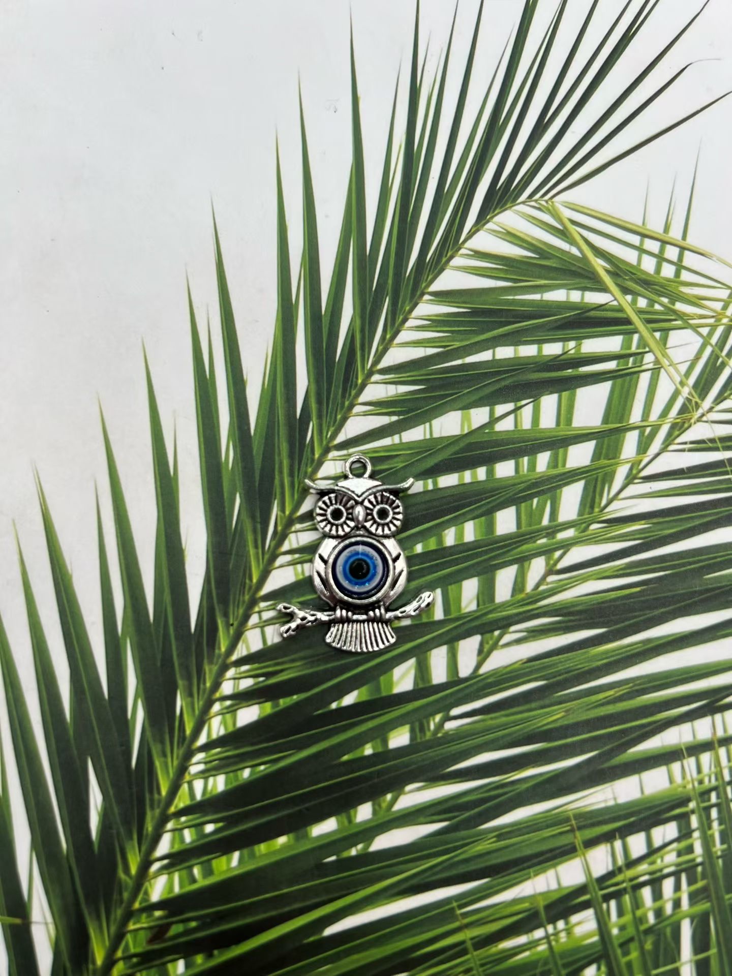 猫头鹰复古蓝眼睛，彩色系列