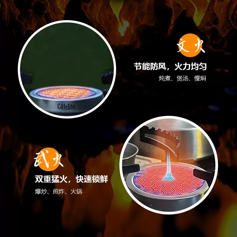Infrared outdoor split type cassette burner barbecue equipment, foldable portable outdoor gas stove detail image 2
