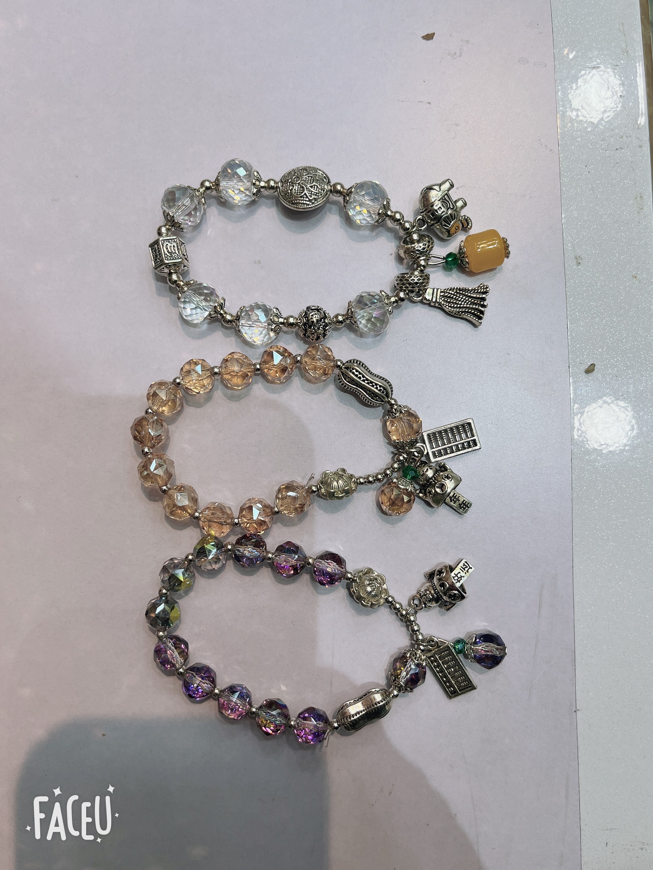 可爱水晶手链锆石手串琉璃手串女学生简约时尚手饰手链饰品