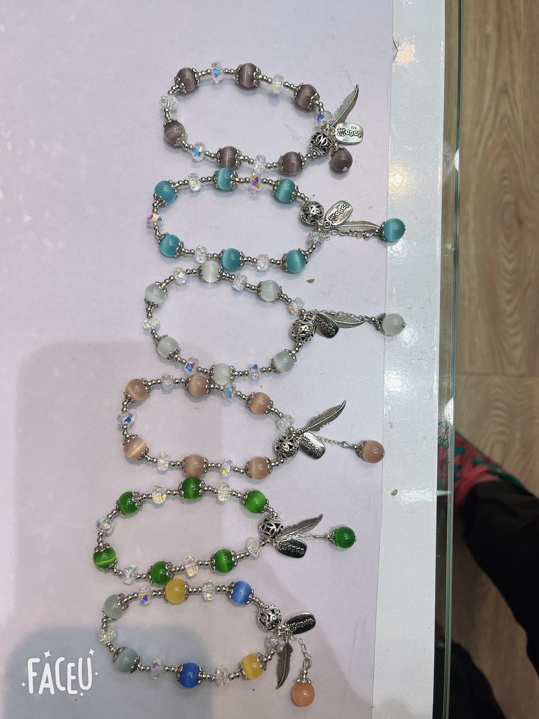 可爱水晶手链锆石手串琉璃手串女学生简约时尚手饰手链饰品产品图