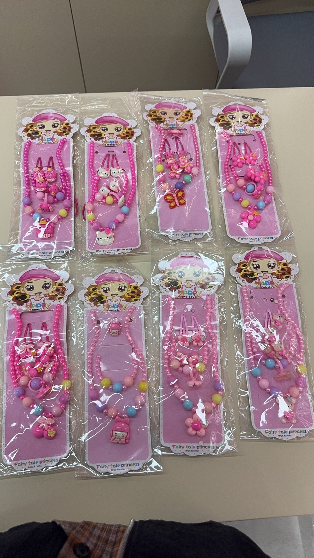 Cartoon pattern multi-piece set for children