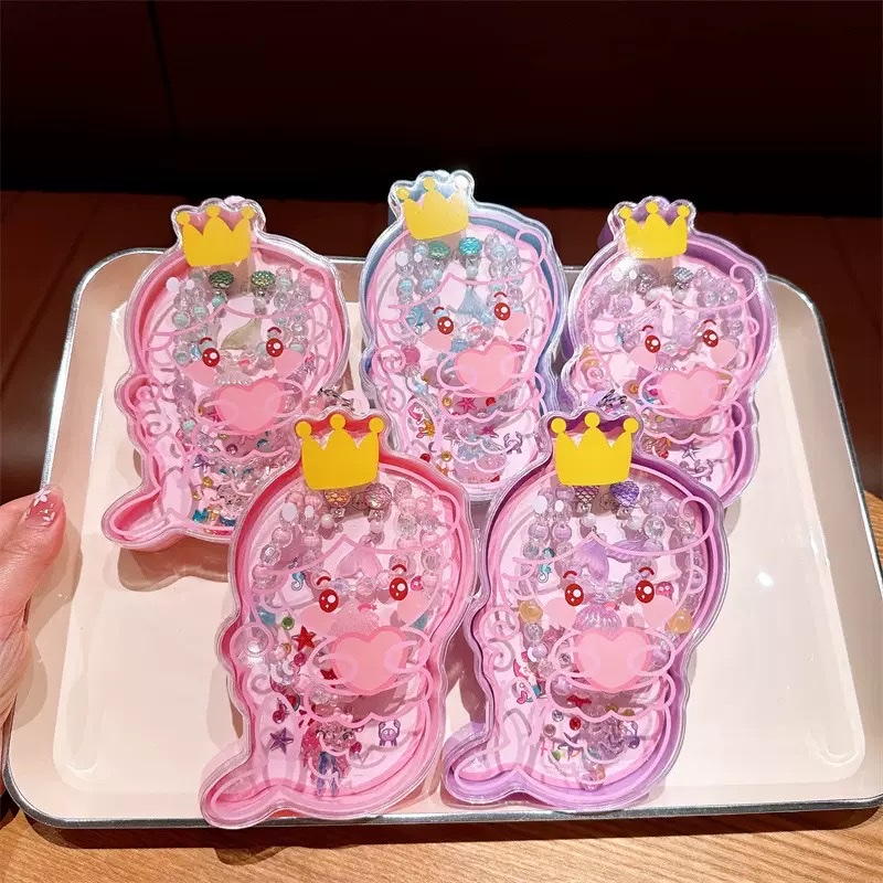新款美人鱼礼盒首饰套装创意海洋系列宝宝生日礼物 