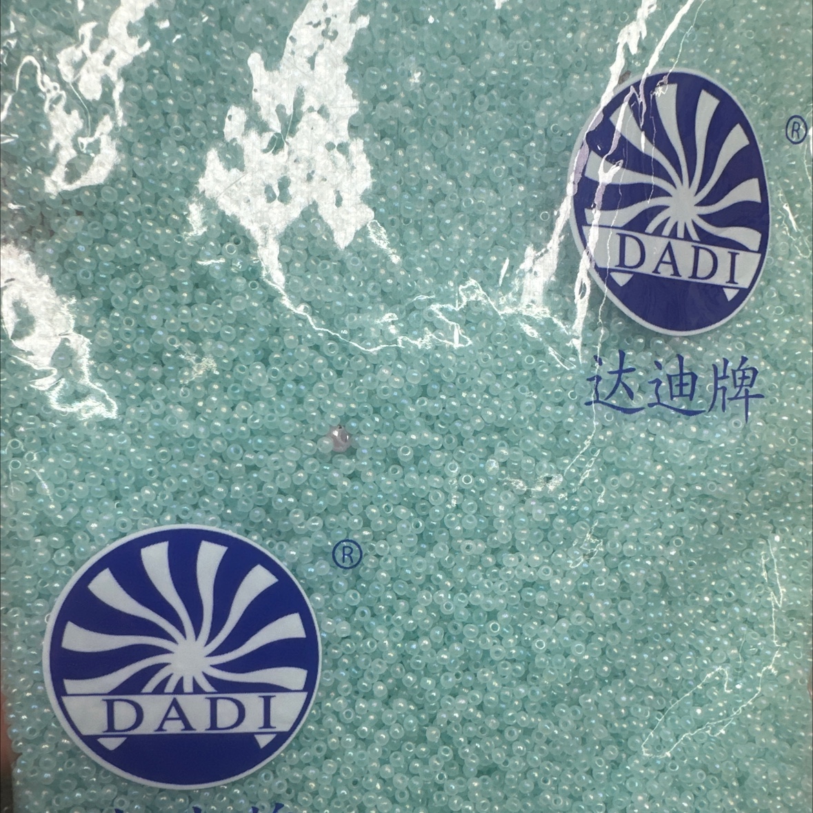 迷你玻璃米珠 细款手工串珠 发绳挂件DIY