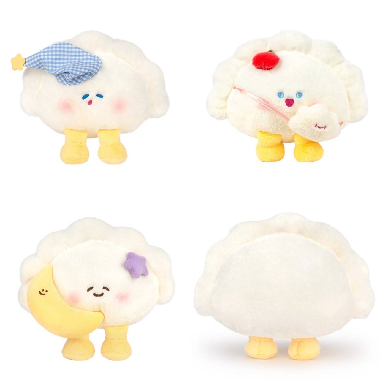 饺子公仔潮流毛绒玩具羊毛毡挂件创意潮玩个性手工挂饰礼物送女生儿童趣味可爱风格