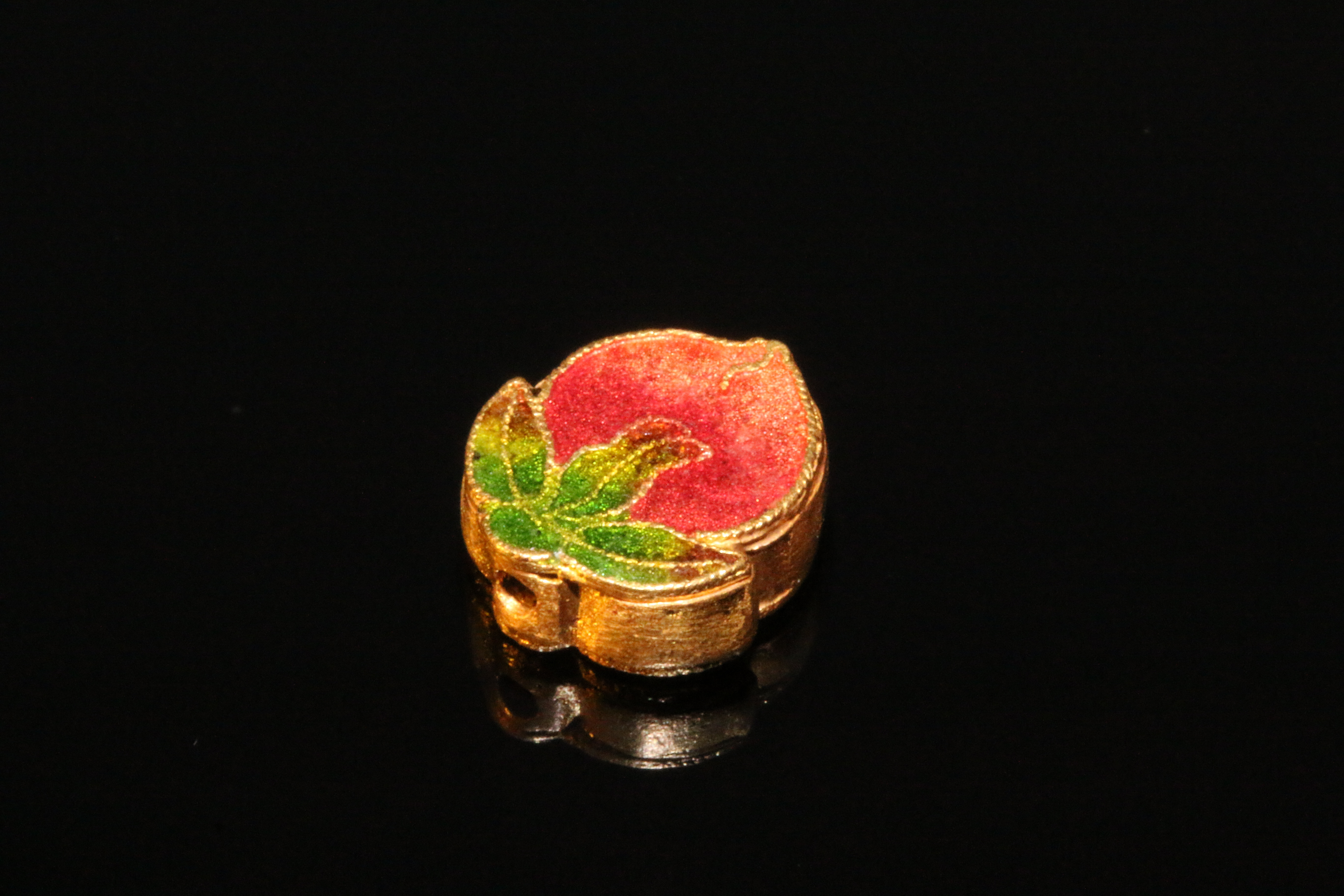 925 silver engraved double-pass beads Item Picture