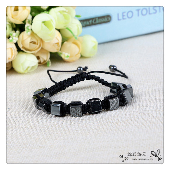 合香珠文玩手串中药手串天然材质手工编织多款可选黑胆石香巴拉手链