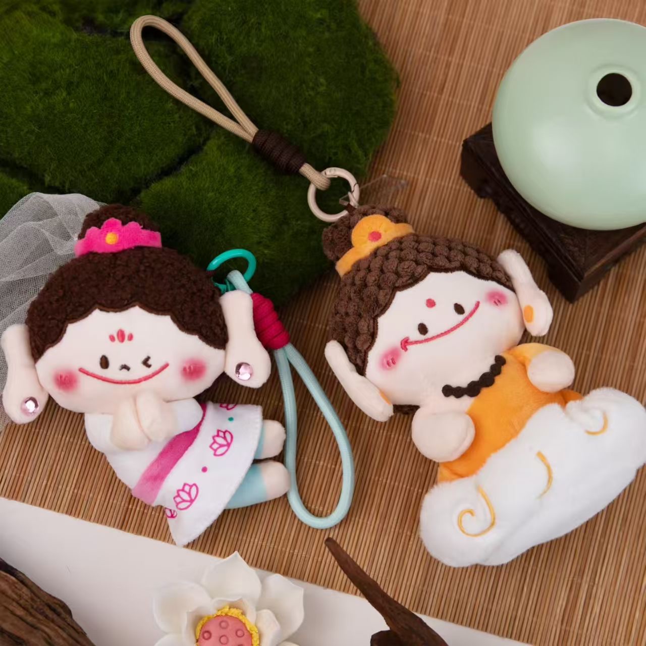 萌佛潮流毛绒玩具挂件创意个性潮玩手工艺品礼品布艺装饰毛绒玩具