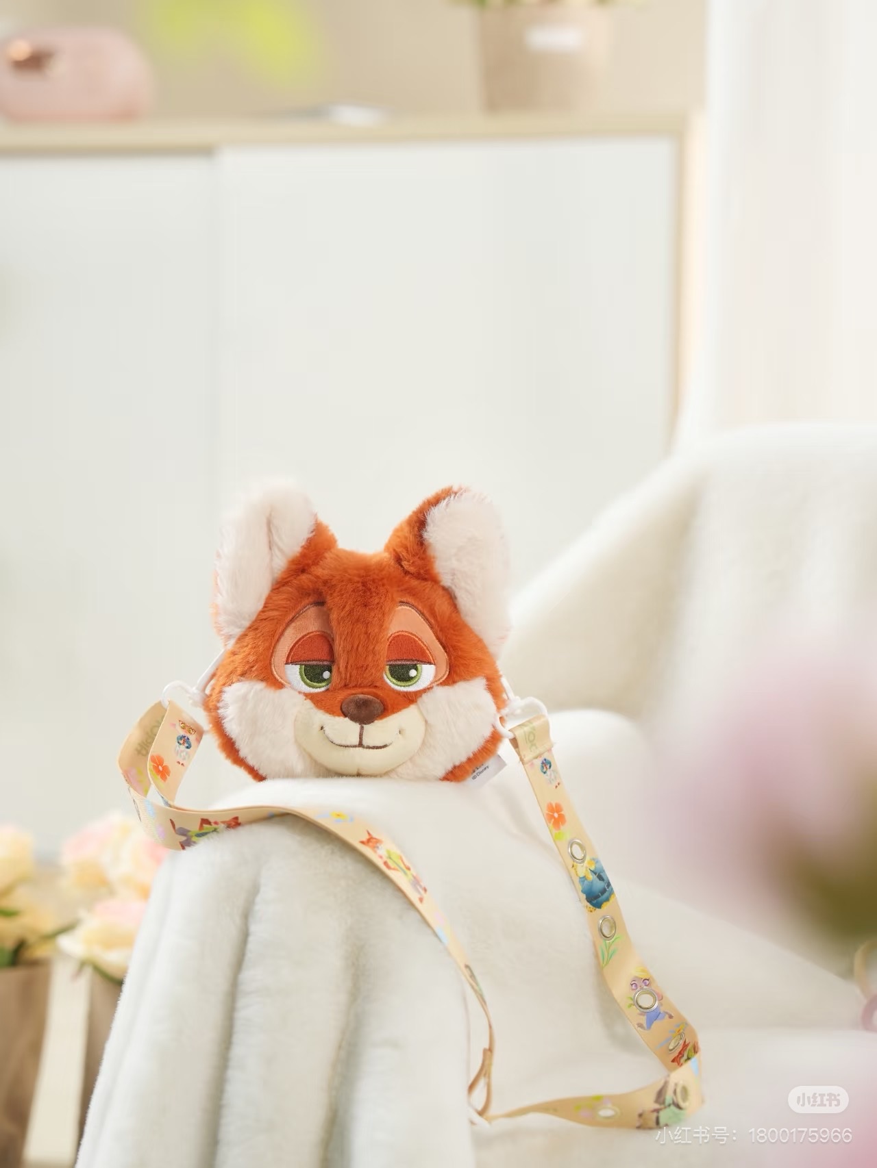 正版 疯狂动物城 尼克 斜挎包 腰包 潮流包包