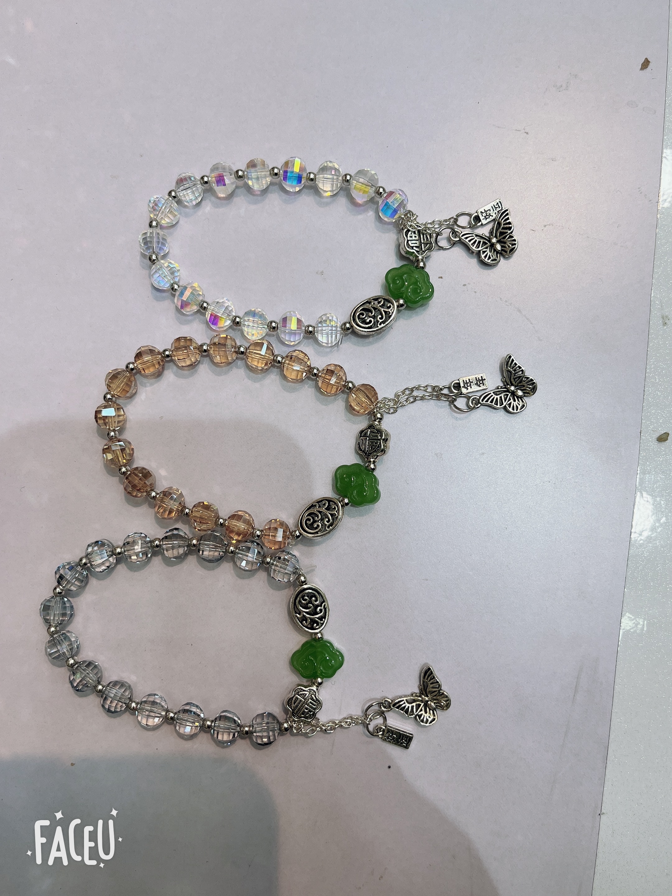 可爱水晶手链锆石手串琉璃手串女学生简约时尚手饰手链饰品细节图