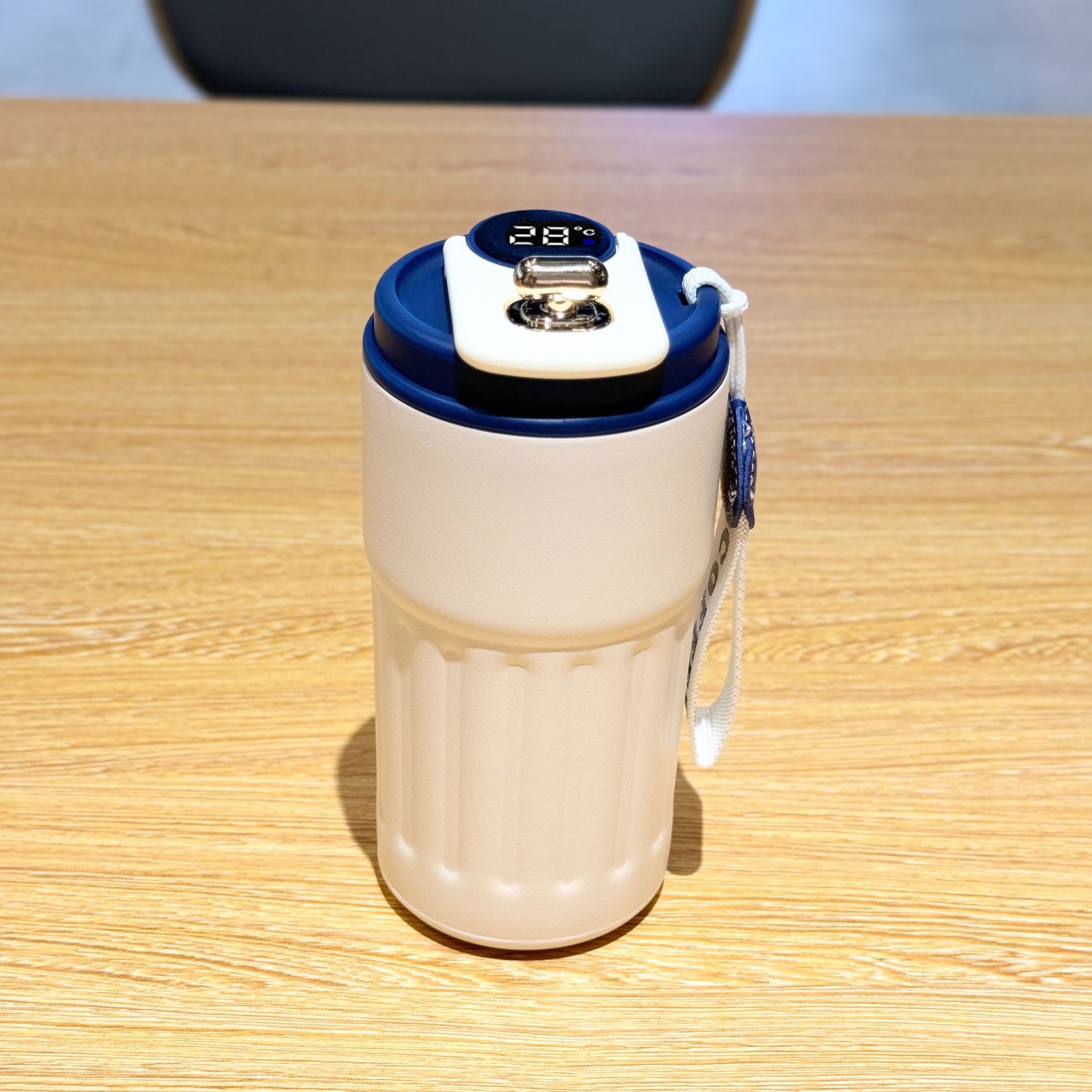 316 stainless steel smart coffee cup, insulated cup, gift, high appearance level, portable drawstring water cup, student travel cup details Picture