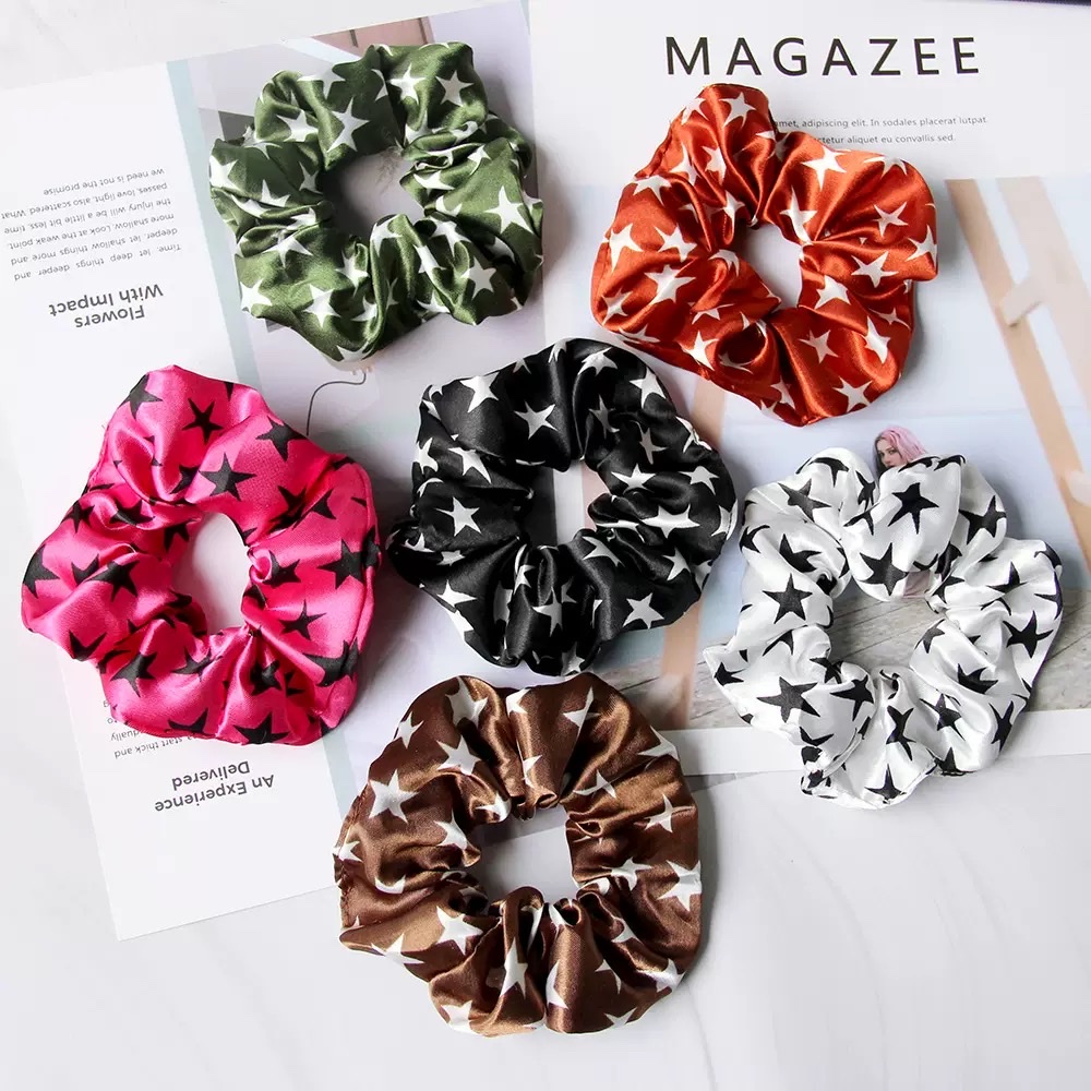 时尚饰品大肠发圈真丝绒发绳头绳发饰头饰发圈发绳发带女款多色任选