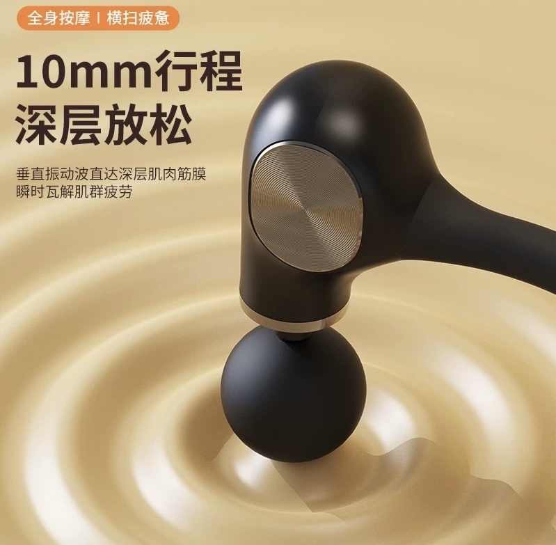 正品手持式弯头筋膜枪捶背部腰部肩颈颈椎肩膀敲打腿部电动按摩器