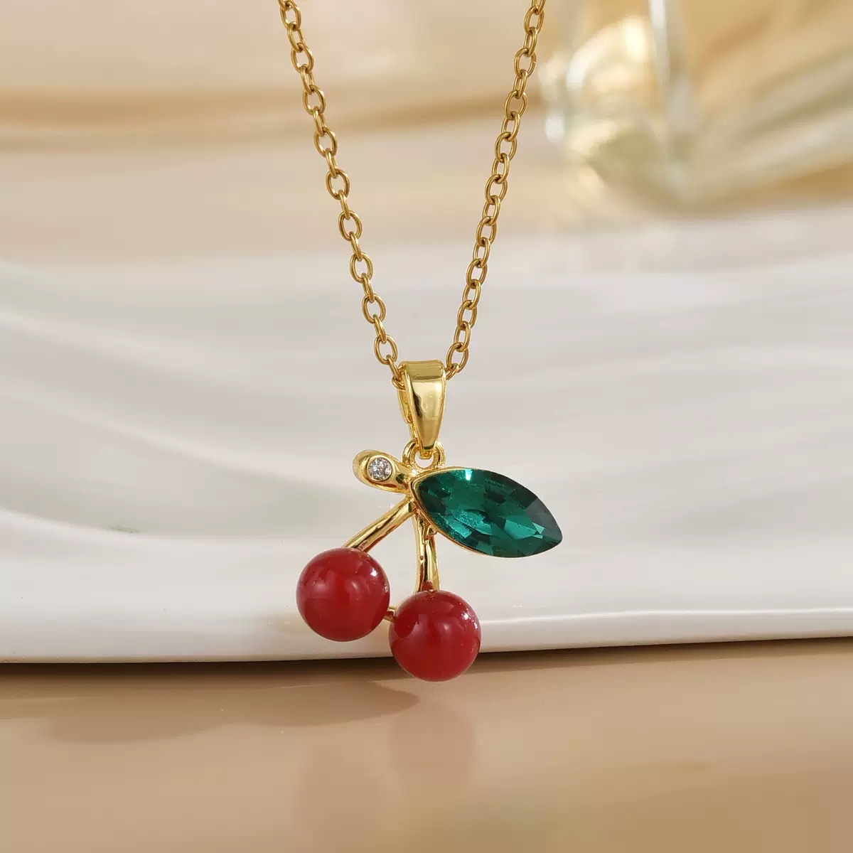 欧美跨境饰品 宫廷风中古椭圆几何项链 法式复古小众锁骨链颈链女水钻瓜链项链不锈钢项链项链珍珠项链首饰产品图