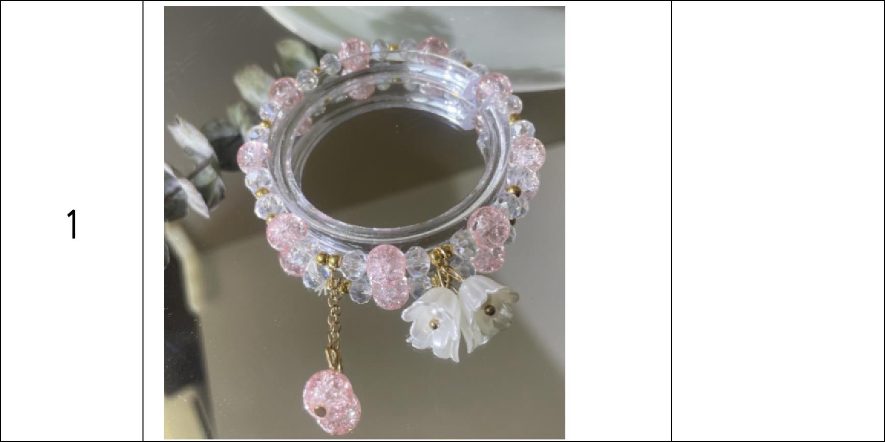 玻璃水晶手串手链，时尚饰品手链，女士手链百搭简约手链配饰品