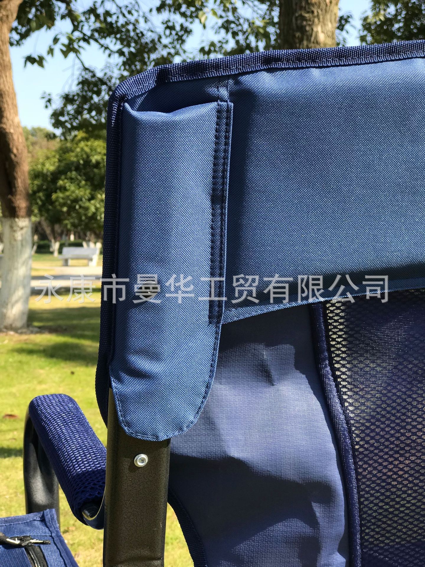 欧版新款折叠椅户外休闲写生便携豪华导演椅带侧台带冰包加大尺寸 详情图16