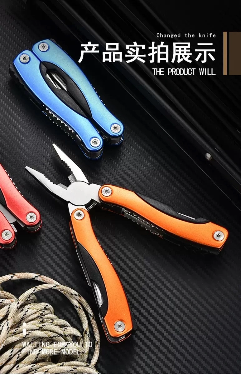 Outdoor multi-functional pliers, fire truck tool pliers, mountaineering folding portable combination pliers, multi-opening tool pliers detail image 6