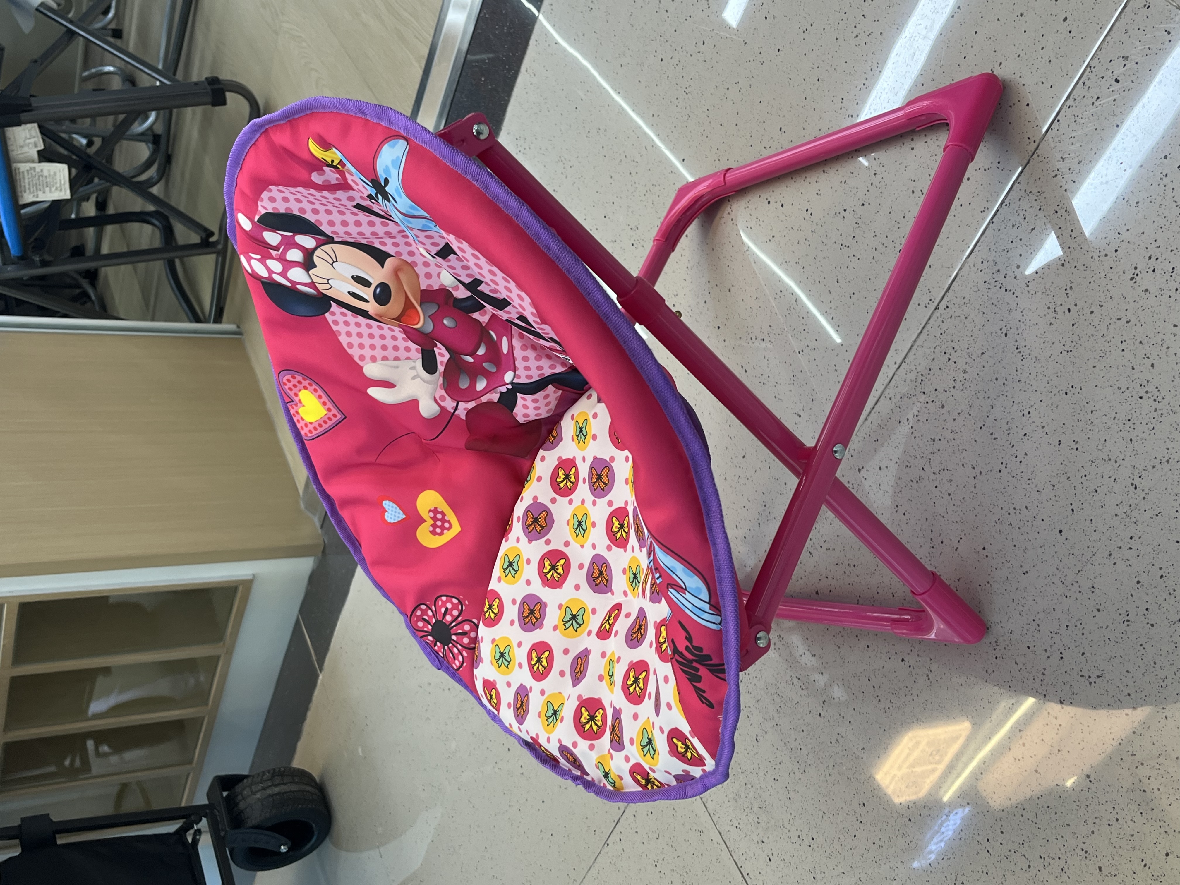 儿童月亮椅懒人椅太阳椅宝宝卡通折叠靠背椅休闲板凳幼儿园小椅子 详情图7