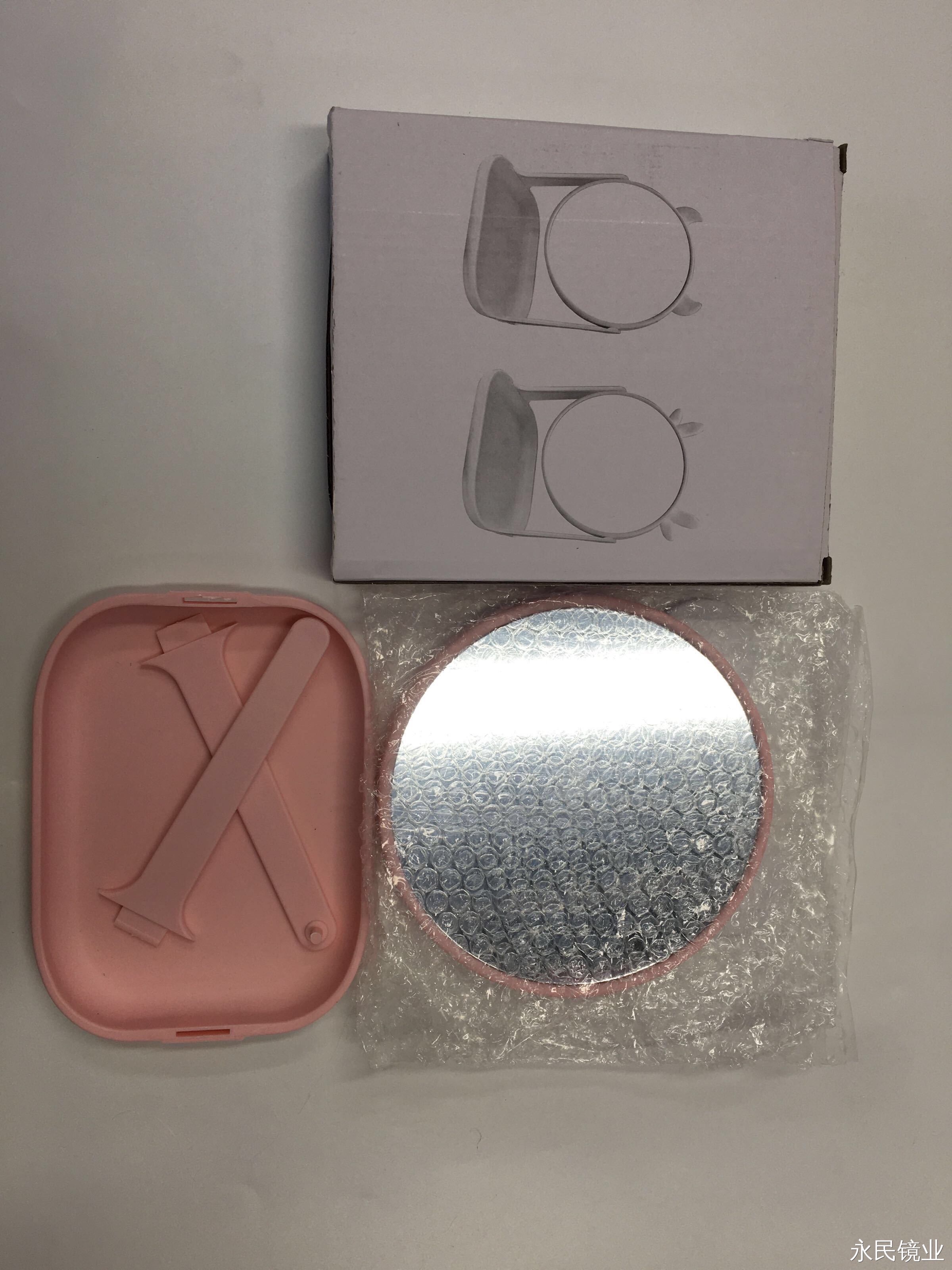 【 Yongmin Mirror Industry 】201A Deer Ear Storage Mirror for export, exquisite design, clear and bright mirror surface, factory direct sales Item Picture