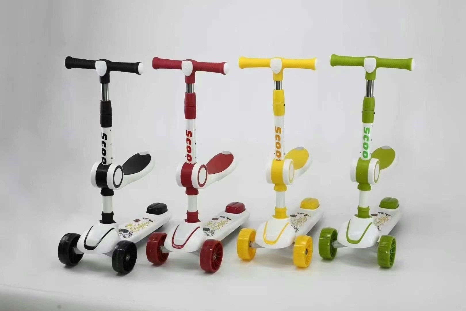 儿童滑板车可调节儿童滑行车宝宝滑轮车儿童玩具轻便便携耐用安全款