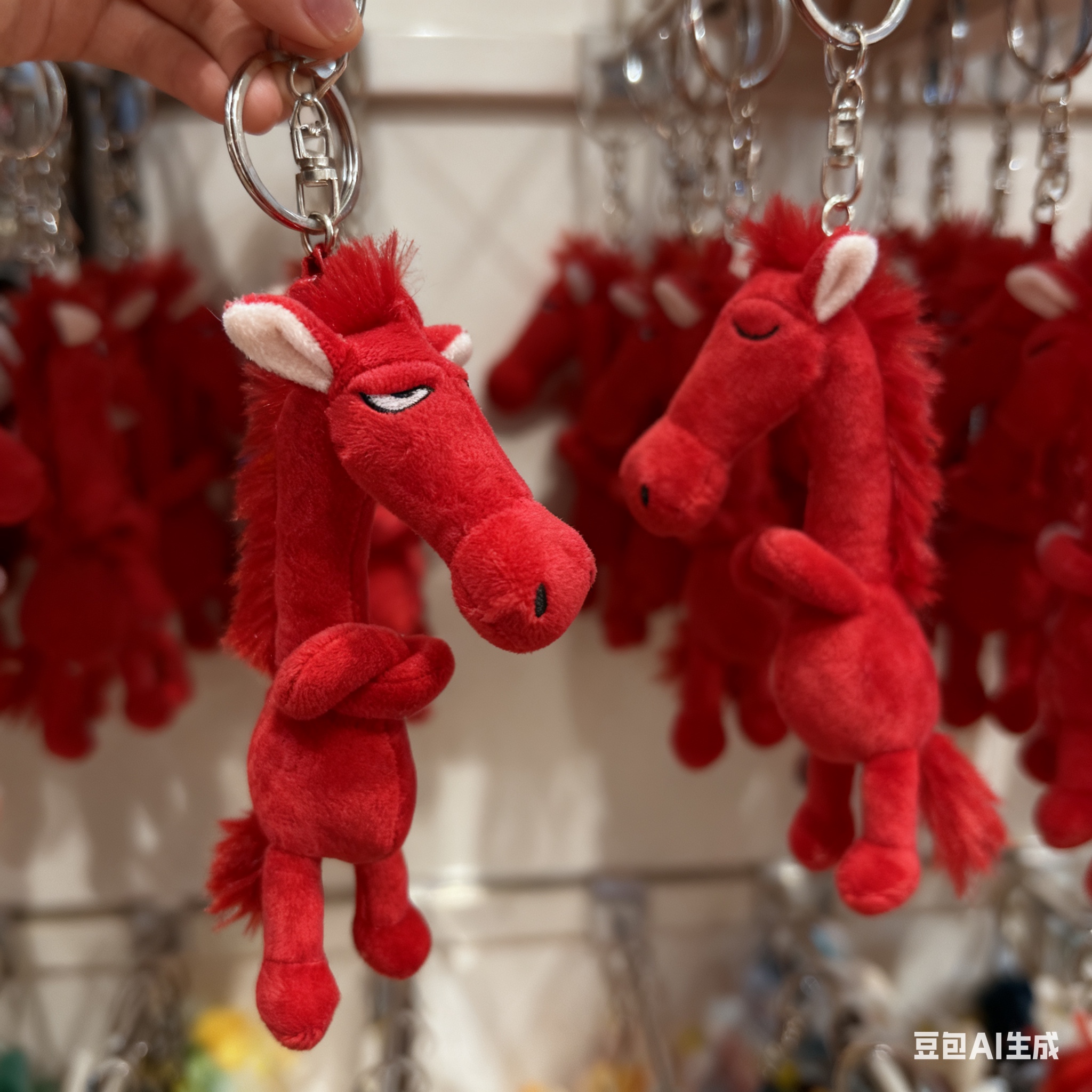 乾坤未定，你我皆是黑马毛绒花玩具