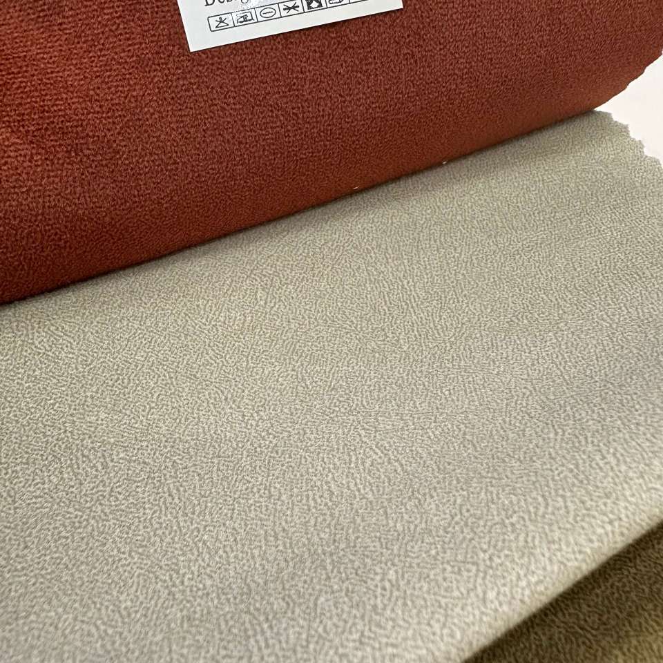 Frosted velvet printed plush handicrafts, tatami sand release clothing, bags, short plush fabric