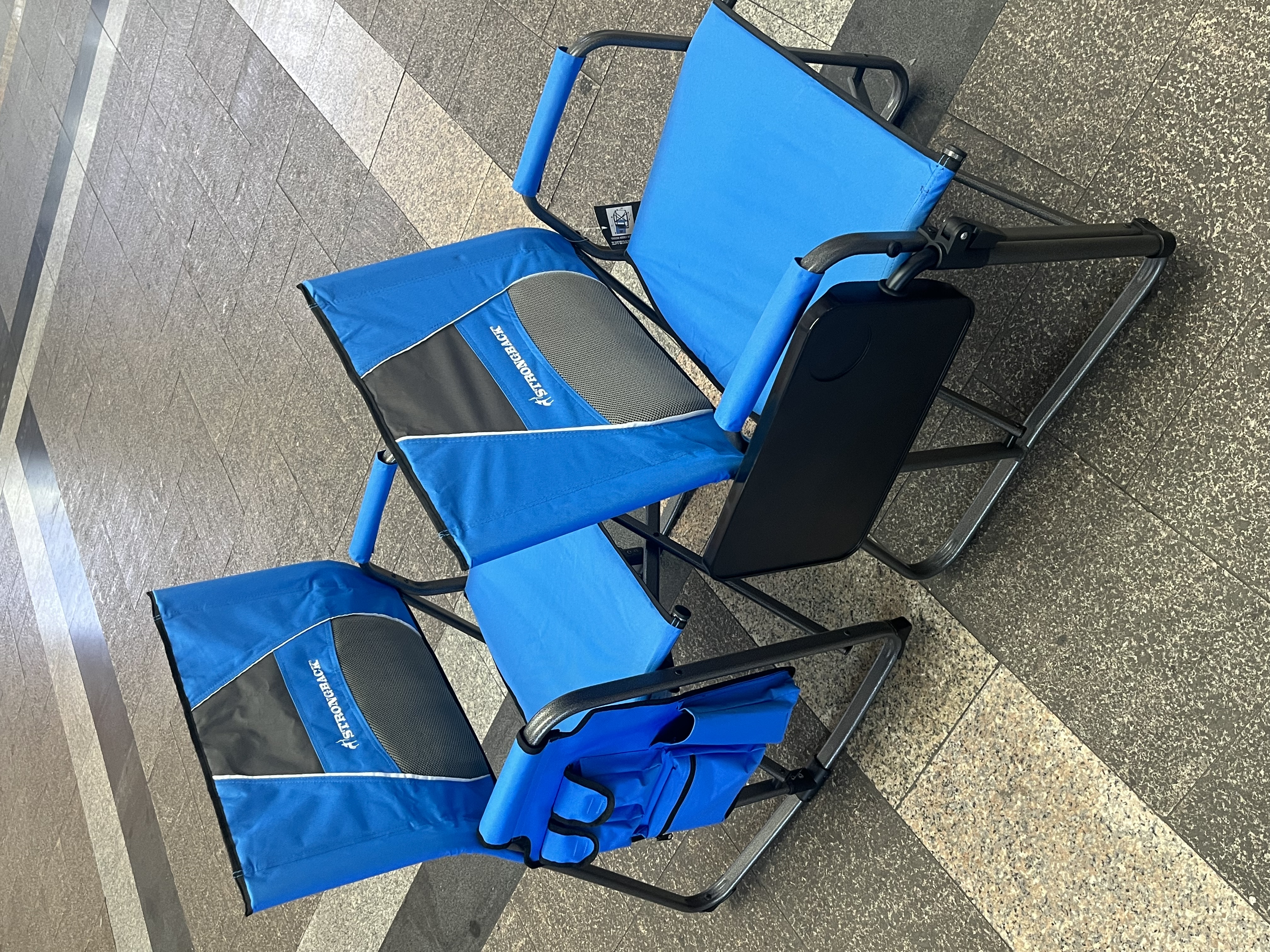 现货供应导演椅牛津布铝合金户外折叠椅野营椅摇摆椅写生椅钓鱼椅 详情图2