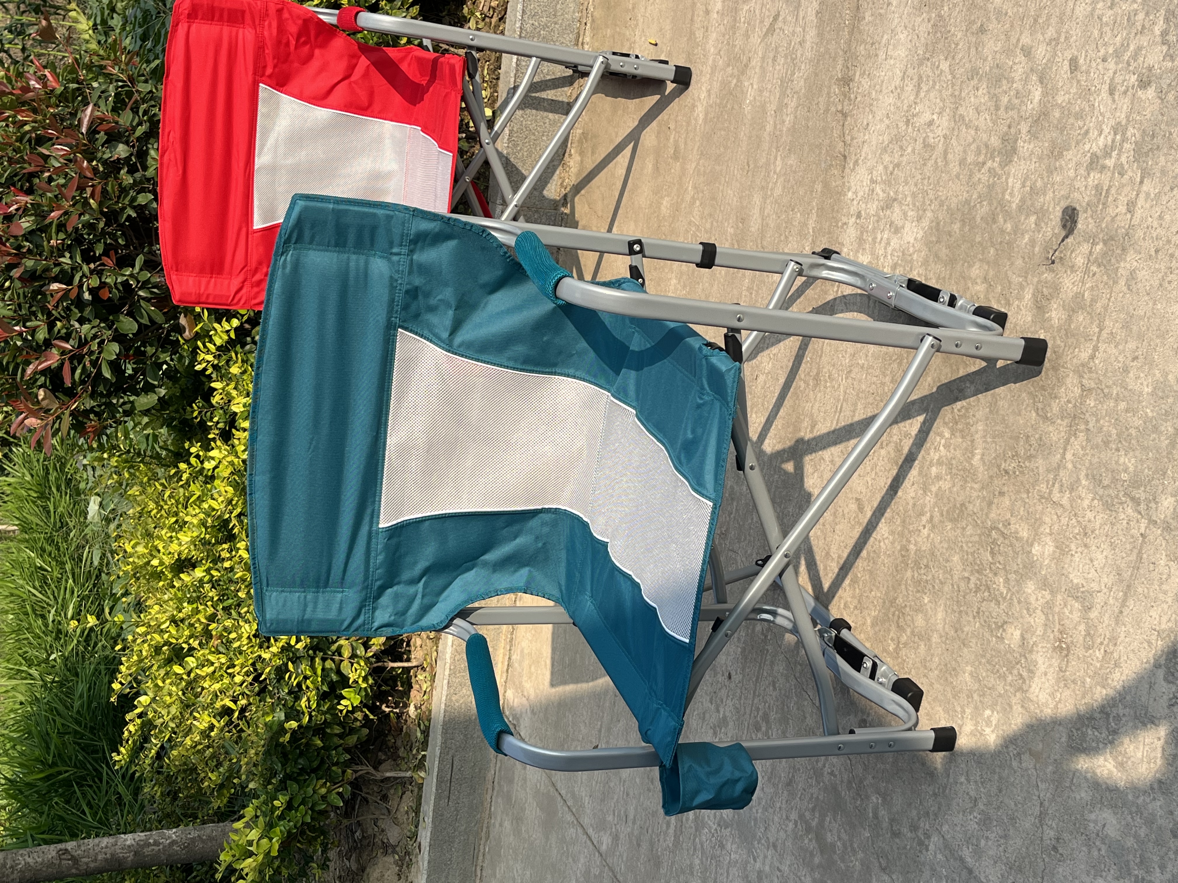 户外折叠椅摇摆椅导演椅休闲沙滩椅露营椅舒适透气靠背摇摇椅钓鱼椅详情图5