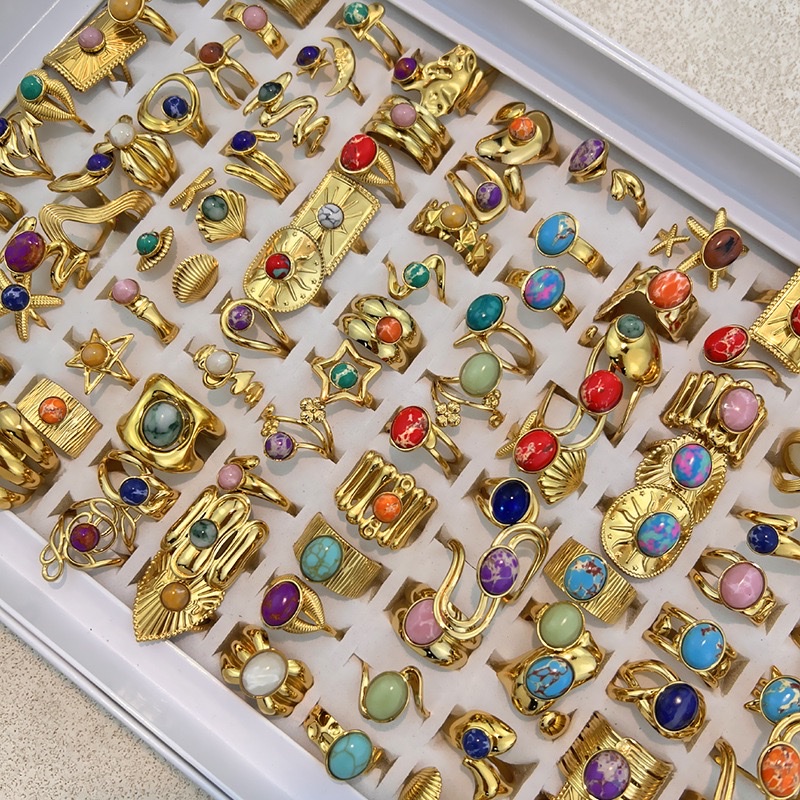 Silver ring, women's personalized children's ring, vintage brushed jewelry, simple and fashionable ring, various styles of ring