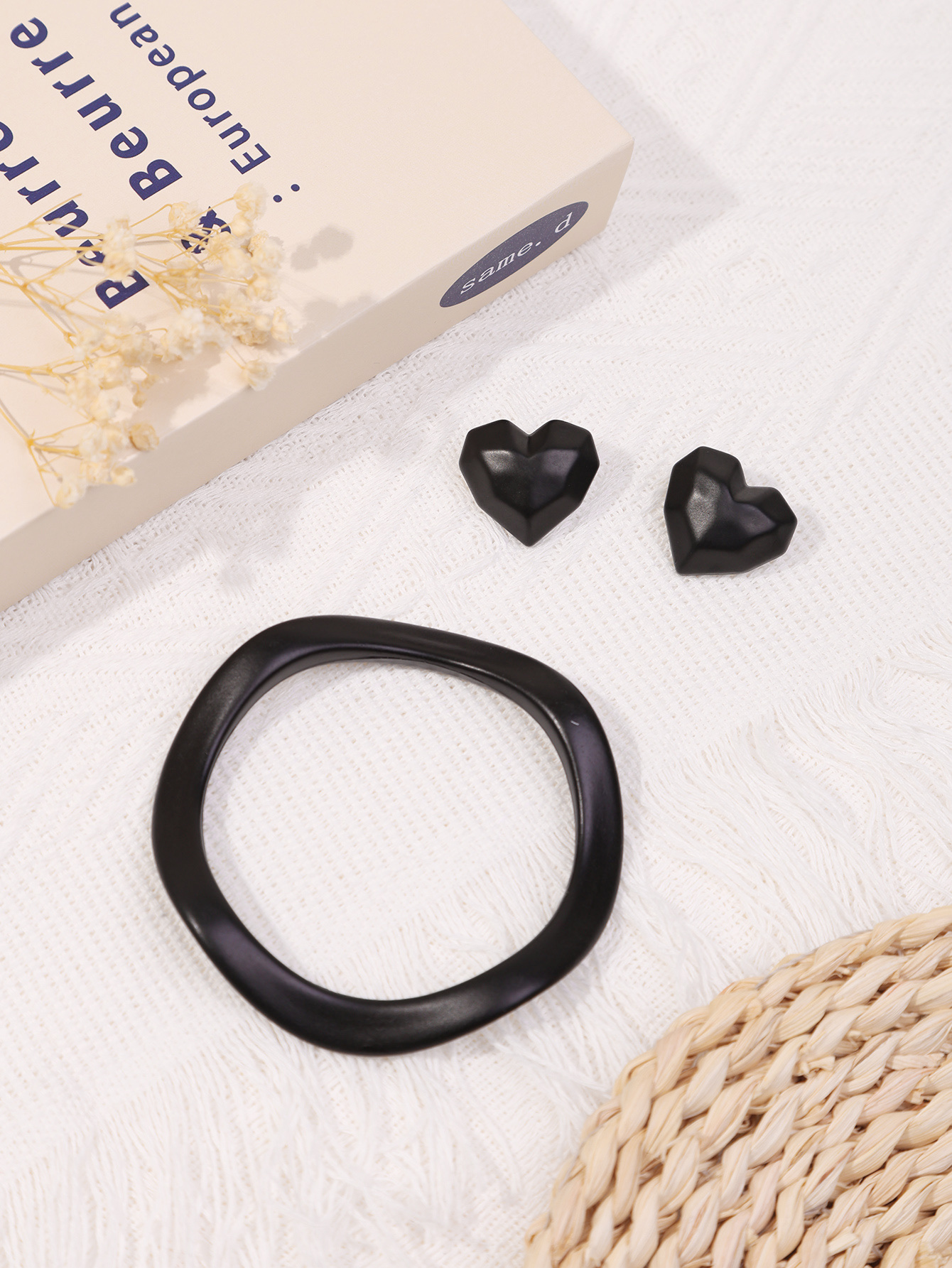 时尚简约手镯耳钉耳饰耳堵女气质百搭个性耳钉配饰品潮流款