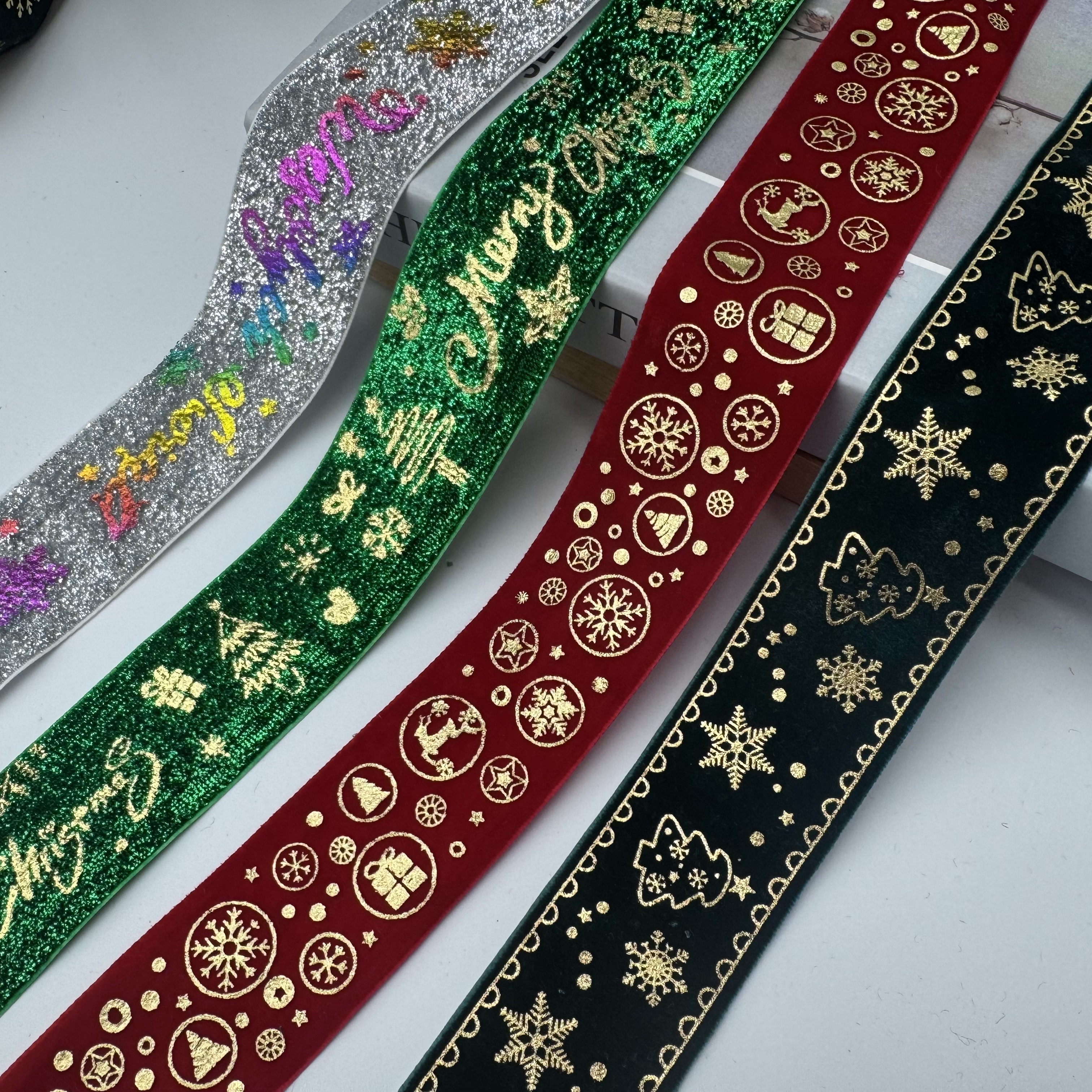 Customized webbing, sample processing, gradient webbing, ribbon bow decoration, handcrafted materials, wide and multi-color webbing, DIY accessories Item Picture