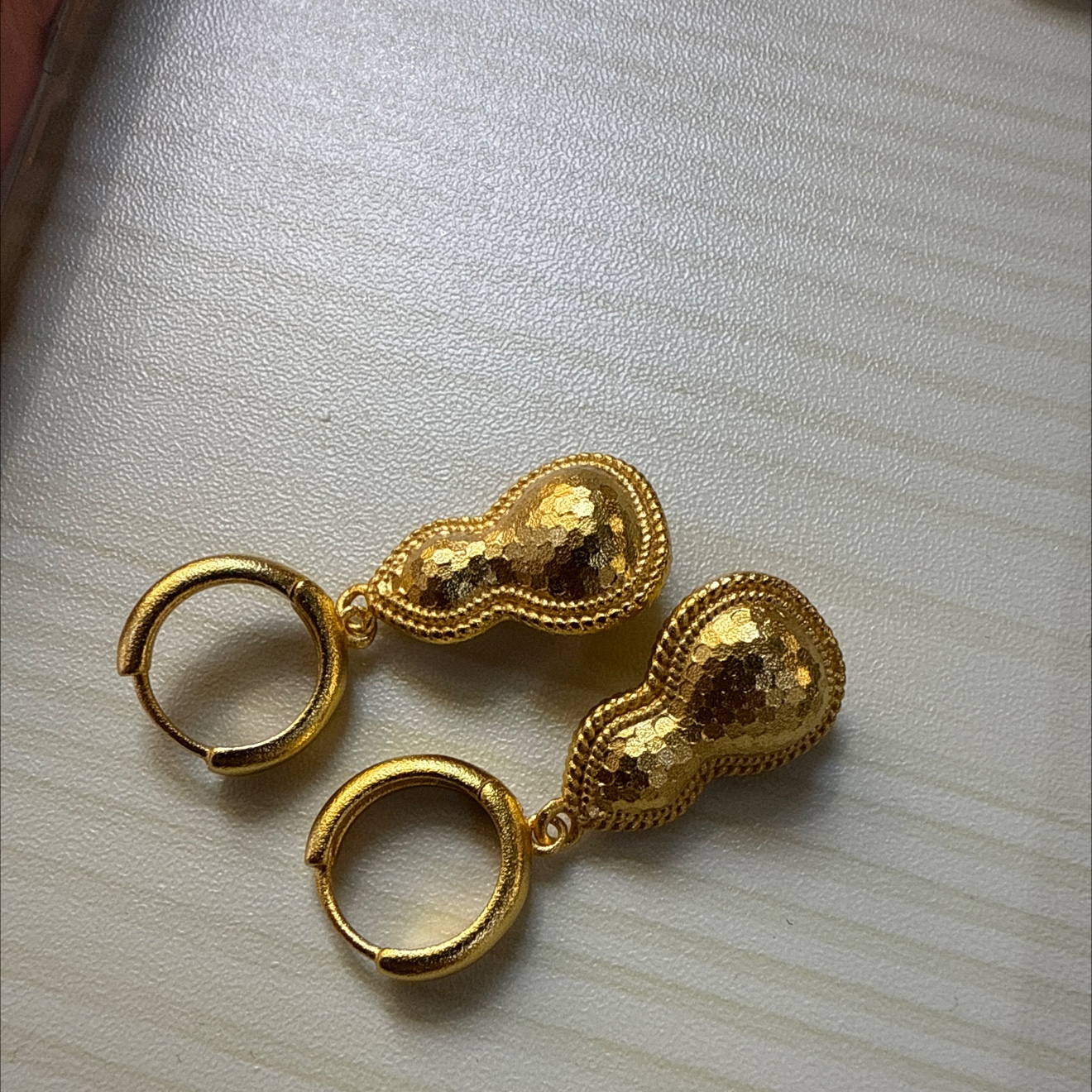 时尚沙金国系列耳环耳饰耳环女简约气质百搭耳饰品配饰潮流款详情图1