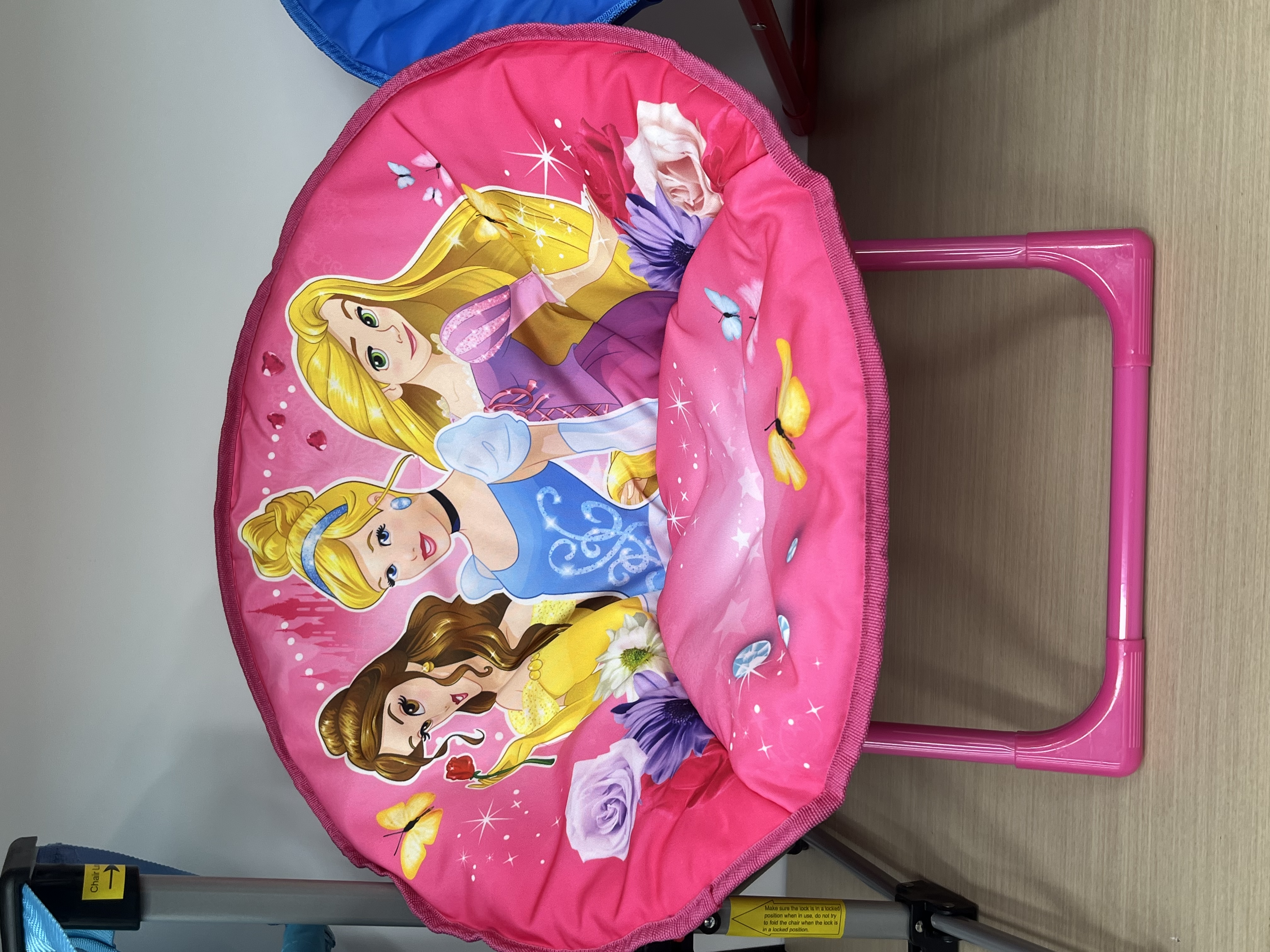 儿童月亮椅懒人椅太阳椅宝宝卡通折叠靠背椅休闲板凳幼儿园小椅子 详情图1