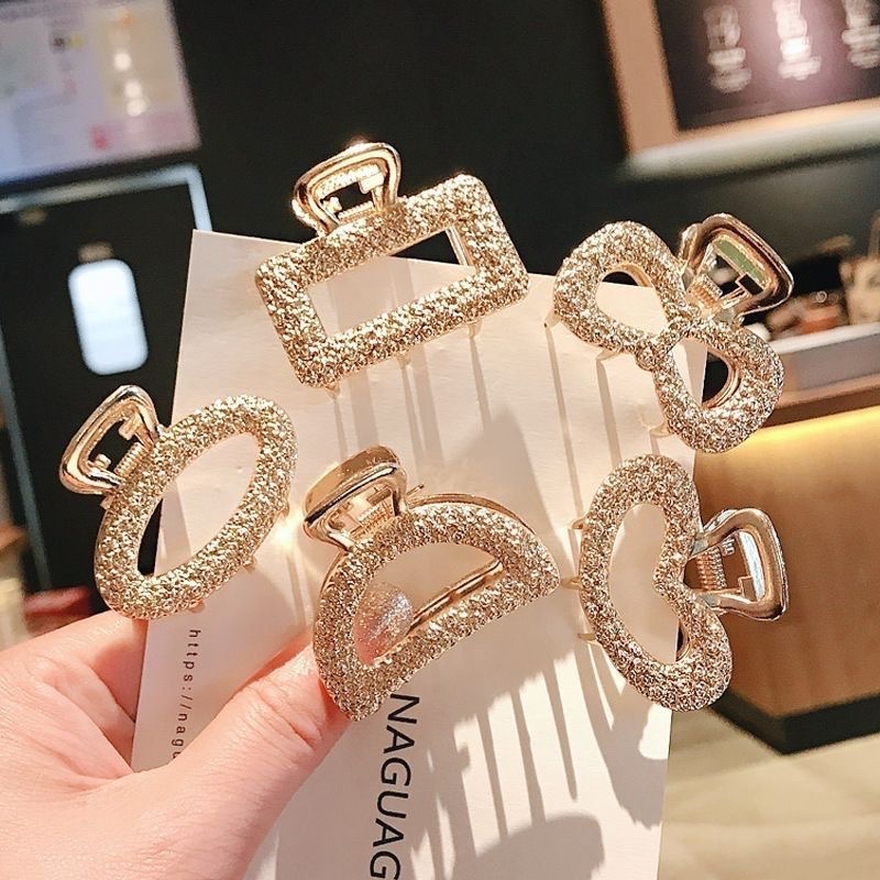Randomly dispatched high-end small grippers, light luxury high-end hair clips, stylish hair clips, adult head grippers, and iron metal hair clips details Picture