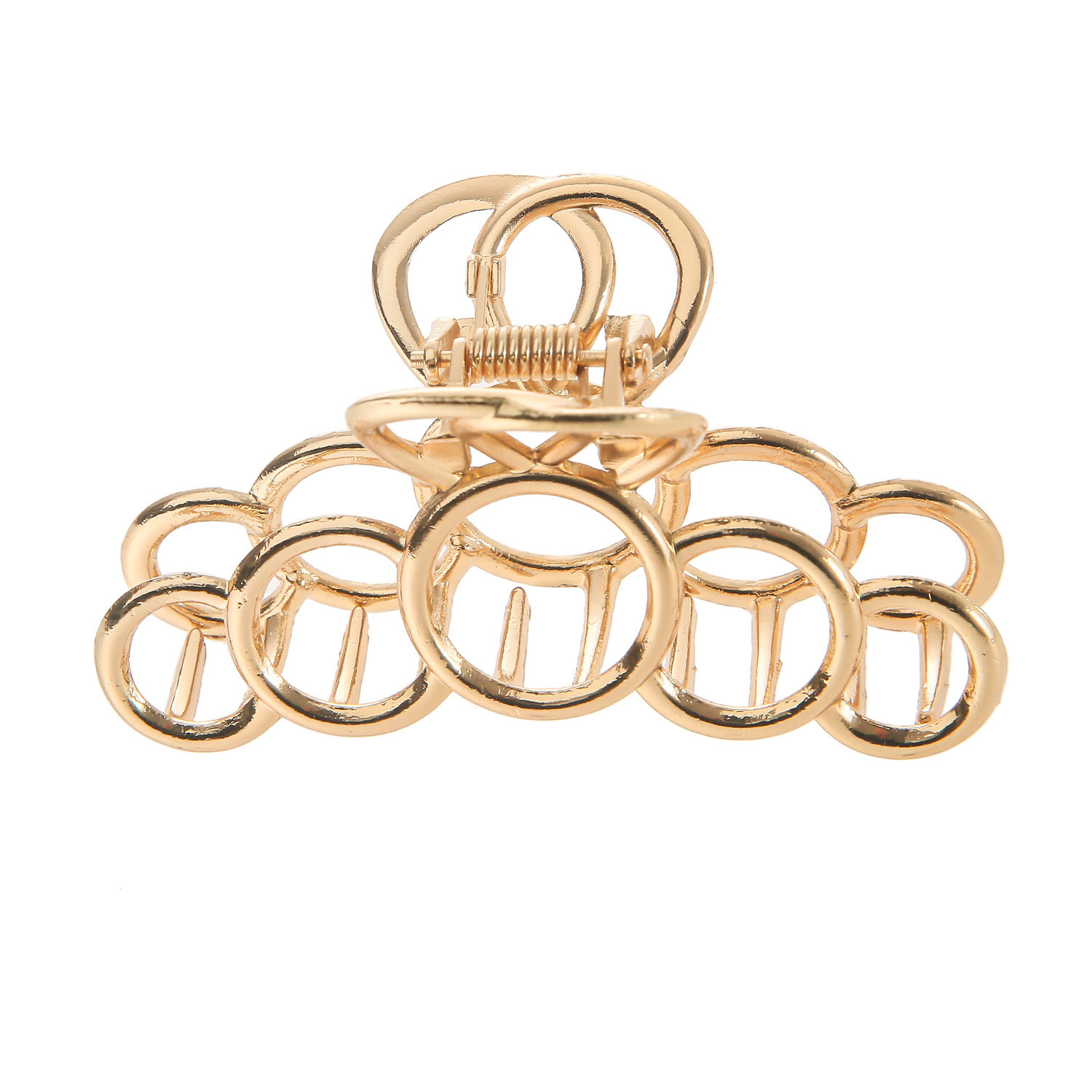 Best-selling, stylish, Korean-style, light luxury, versatile five-ring hollowed-out hair clips, hairpins, hair grips and other hair accessories Application Scenario