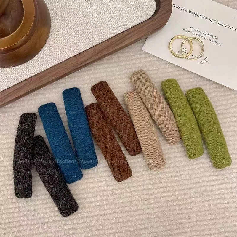 复古一对夹子头饰发夹女2025新款高端边夹侧边刘海夹简约bb夹发卡