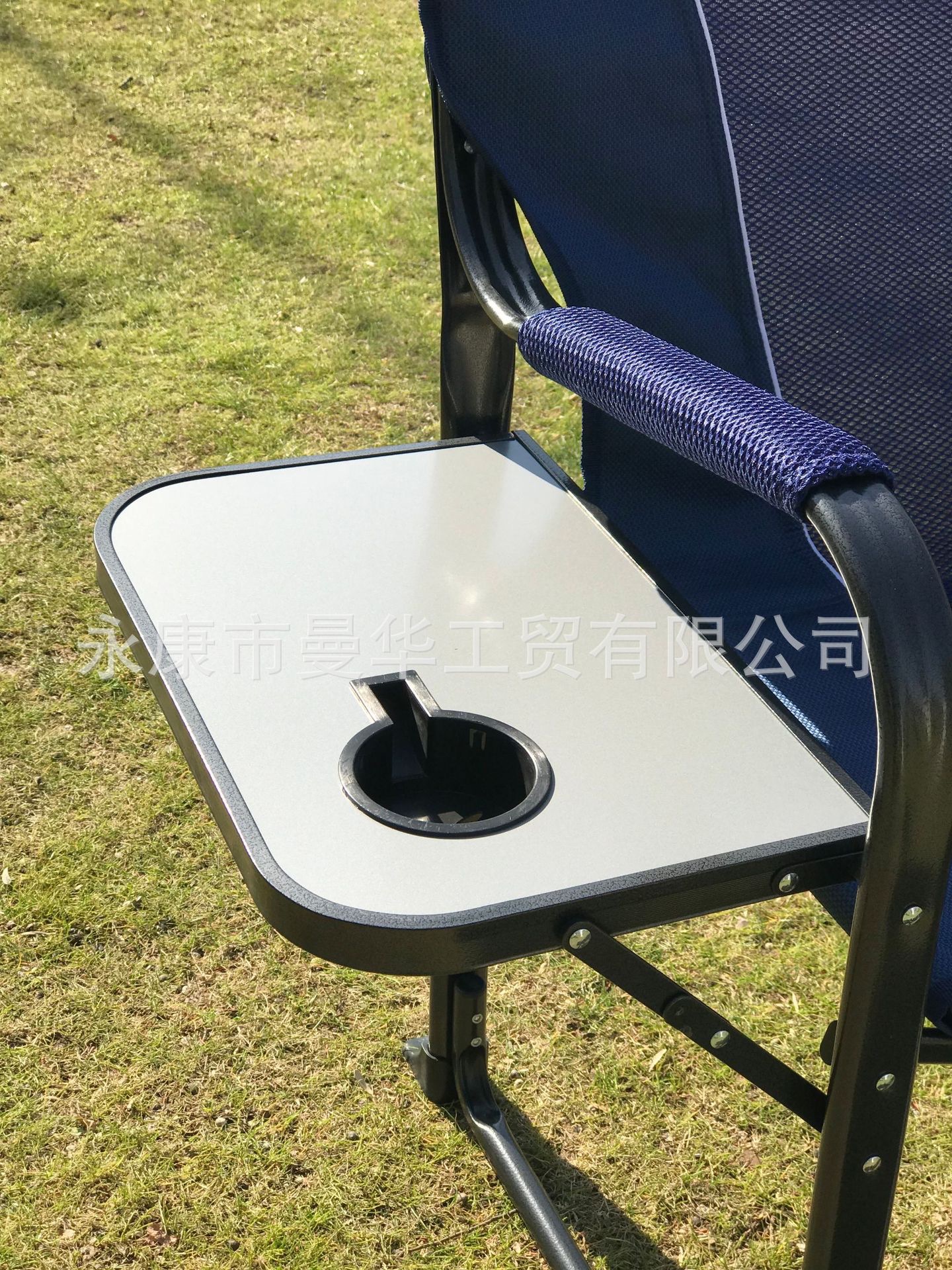 欧版新款折叠椅户外休闲写生便携豪华导演椅带侧台带冰包加大尺寸 详情图15