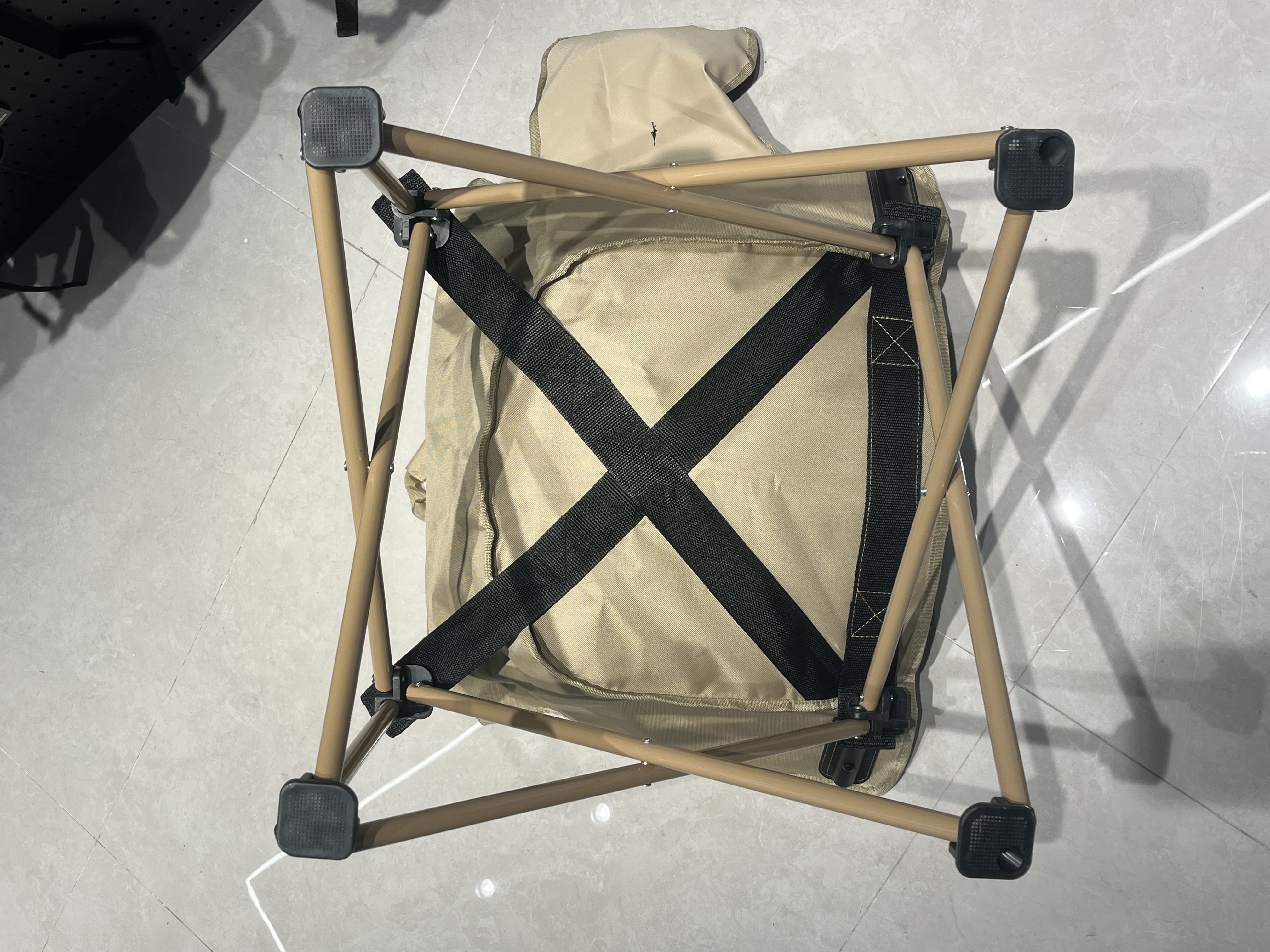 户外露营折叠椅子钓鱼椅写生板凳烧烤摆摊露营装备跨境便携月亮椅 沙滩椅细节图