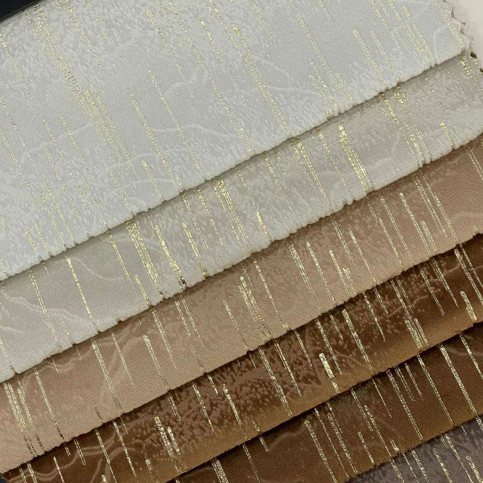 Factory direct sales of gold-embossed short plush tablecloths, curtains, blankets, home textiles, cushions, gift packaging boxes, sofa and pillow fabrics