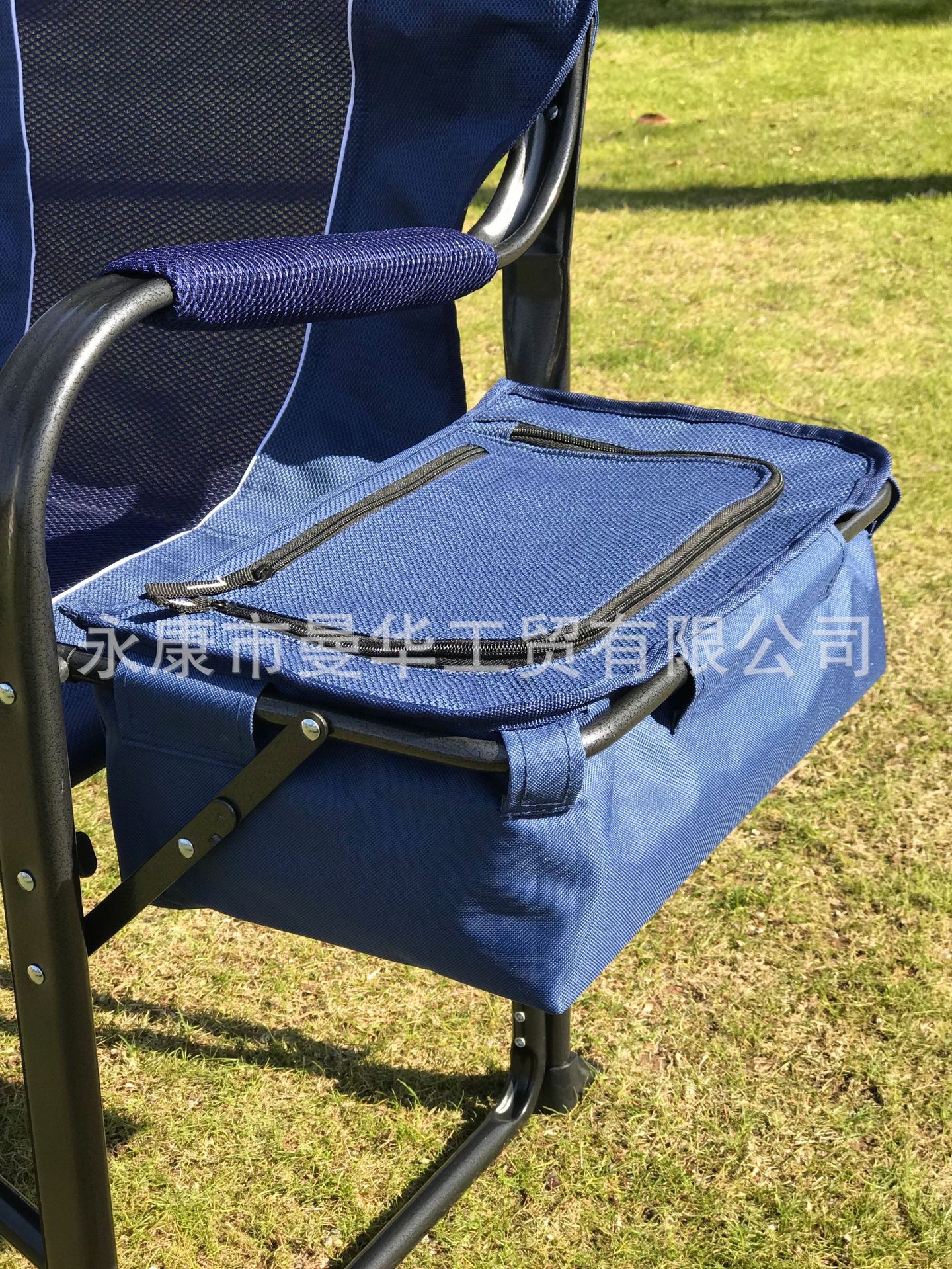 欧版新款折叠椅户外休闲写生便携豪华导演椅带侧台带冰包加大尺寸 详情图13