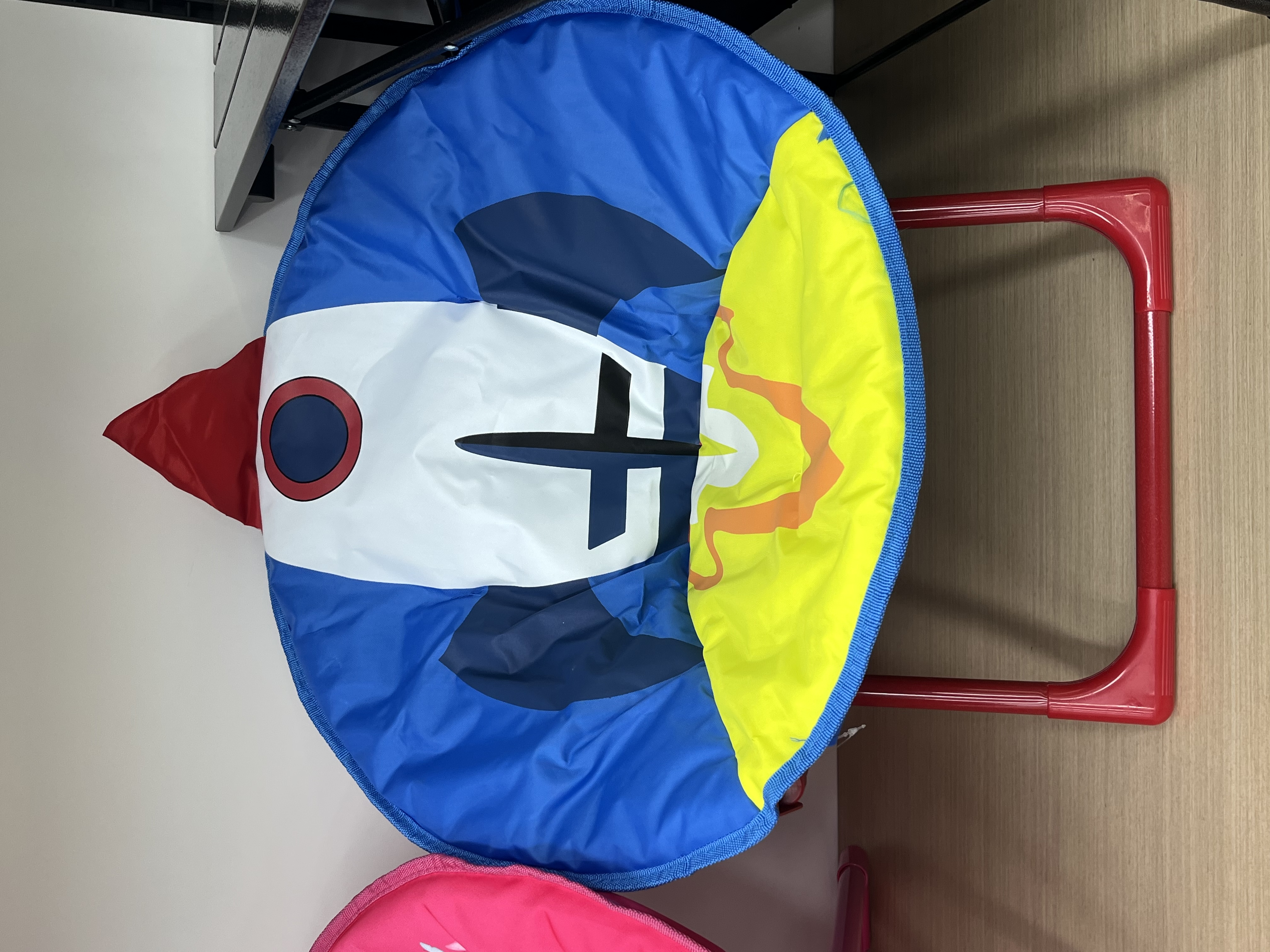 儿童月亮椅懒人椅太阳椅宝宝卡通折叠靠背椅休闲板凳幼儿园小椅子 详情图2